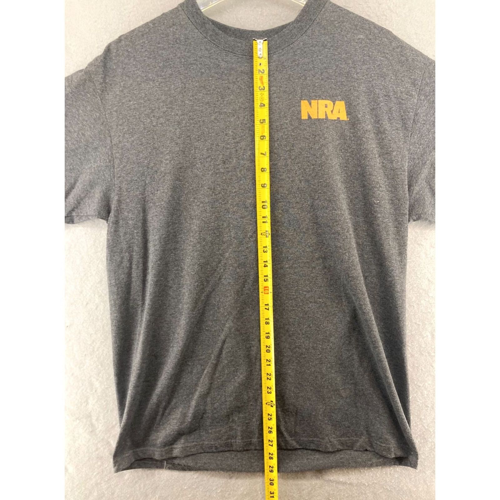 Vintage NRA Mens Promo TShirt XL Gray We The People Are Packin The Heat Shirt Adults XL Gray NRA Theme Gun Rights Size US XL / EU 56 / 4 - 4 Thumbnail