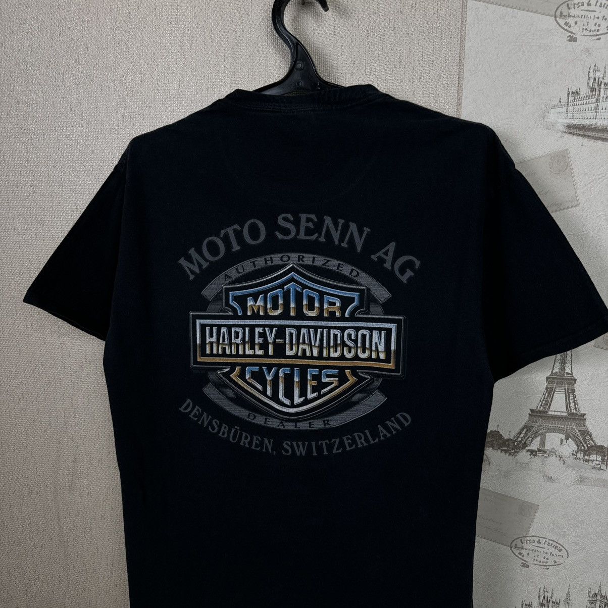 Harley Davidson Vintage Harley Davidson T shirt Girl Biker Streetwear Black Size US L / EU 52-54 / 3 - 12 Thumbnail