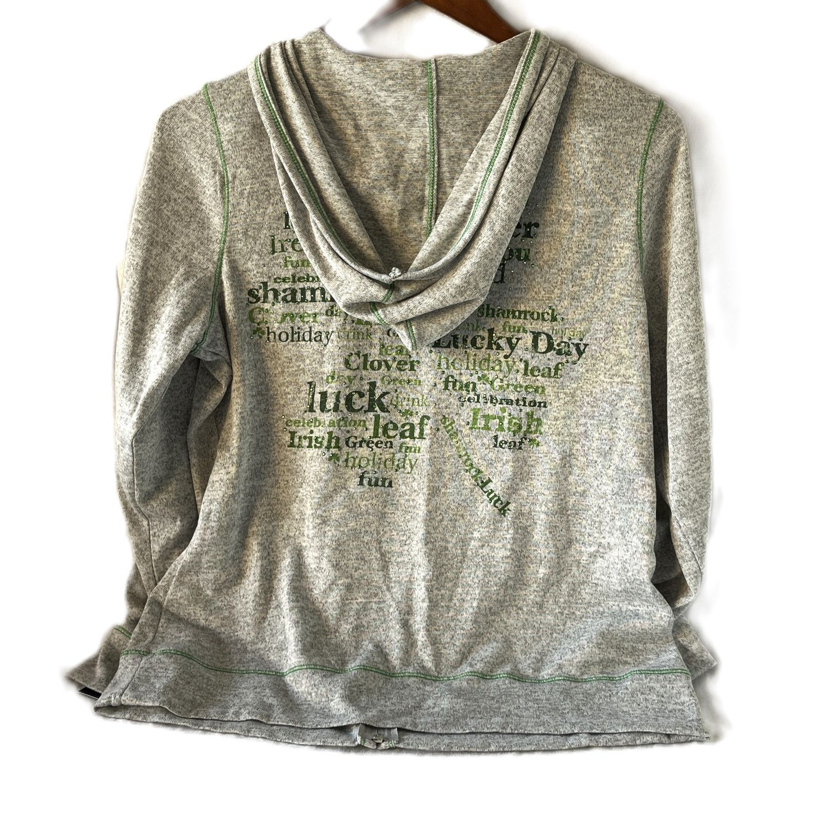 Other Style & Co St Patrick's Day Hoodie Size SM NWT Size S / US 4 / IT 40 - 3 Thumbnail
