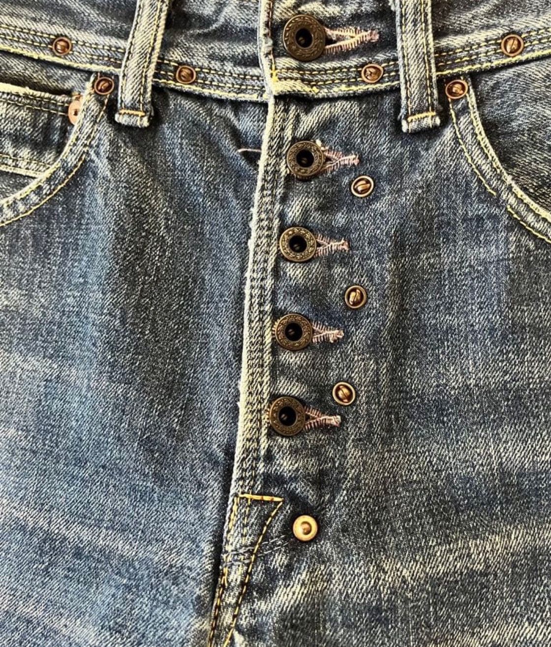Kapital Boot Cut Blue Hands Flared Denim Jeans Size US 29 - 6 Thumbnail