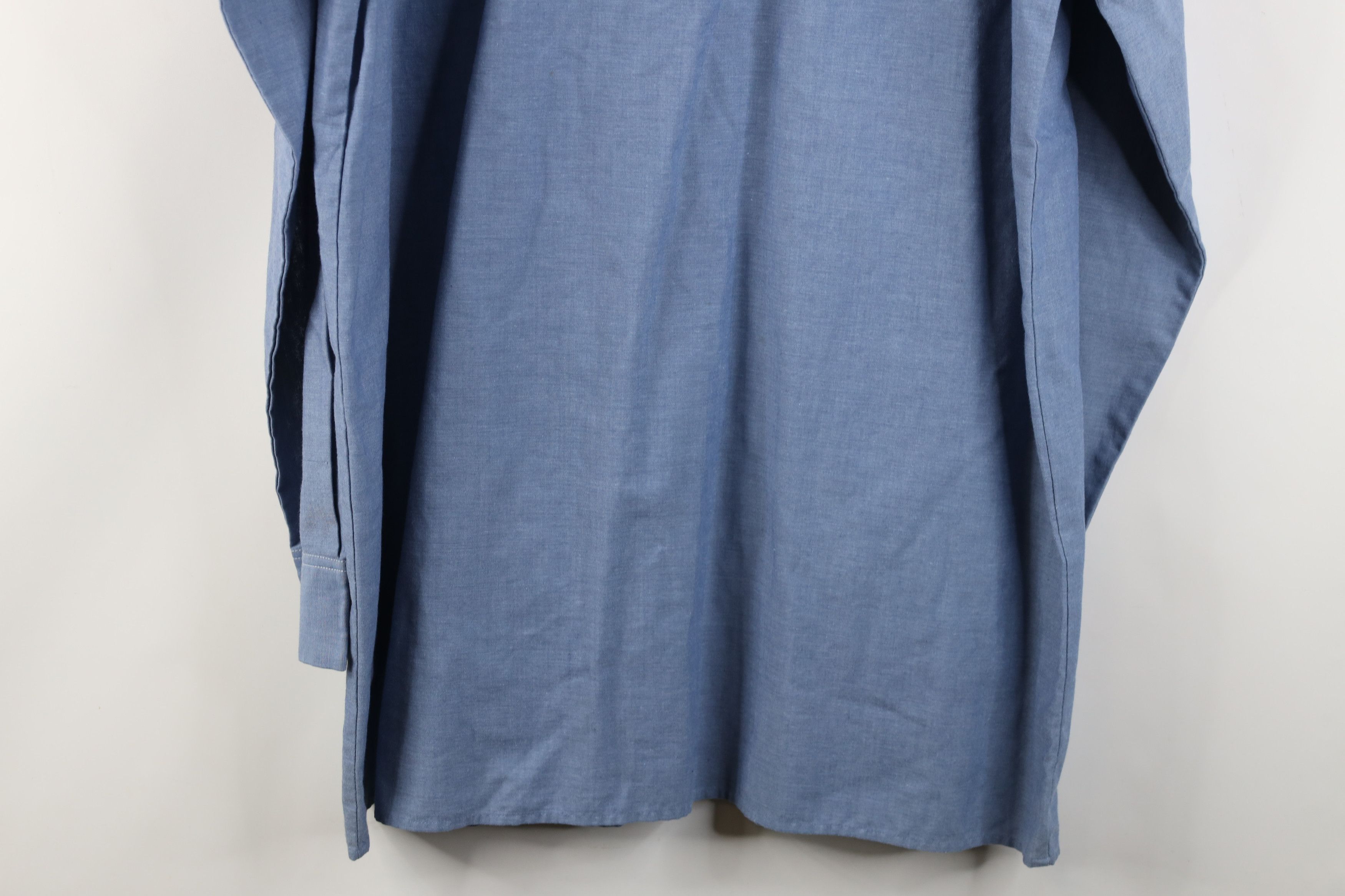 Dickies Vintage 90s Dickies Chambray Mechanic Button Shirt Workwear Size US L / EU 52-54 / 3 - 15 Thumbnail