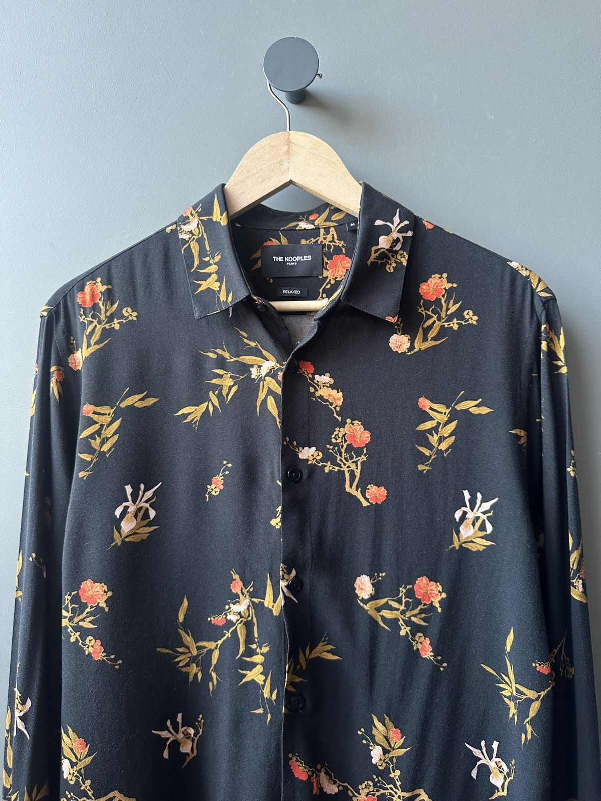 The Kooples THE KOOPLES PARIS Floral Pattern Viscose Shirt Relaxed M Size US M / EU 48-50 / 2 - 2 Thumbnail