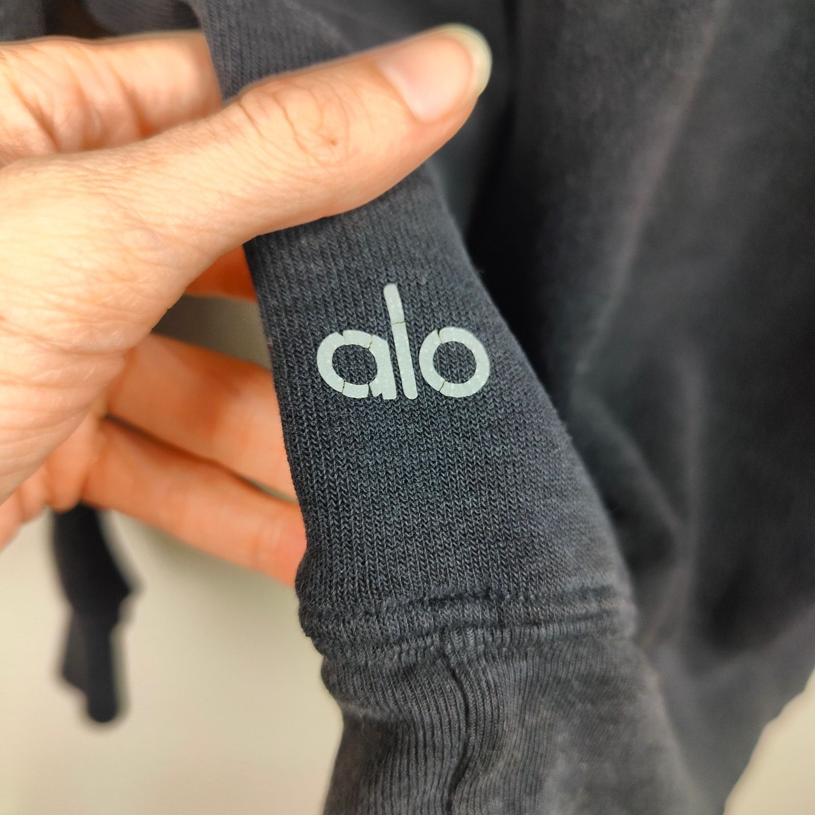 Alo Alo Yoga Triumph Hoodie Mens XL Black Triblend Pullover Size US XL / EU 56 / 4 - 8 Thumbnail