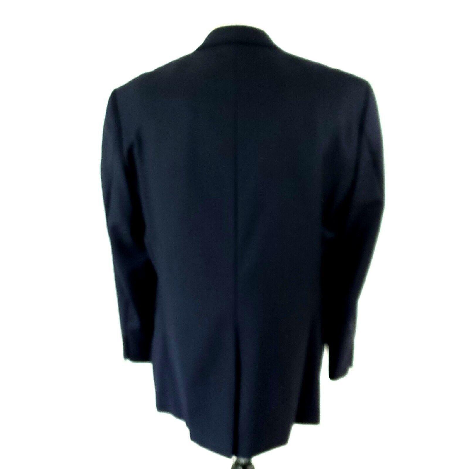 Nautica Nautica Wool 2 Button Blazer 40R Blue Herringbone Sport Coat Size 40R - 5 Thumbnail