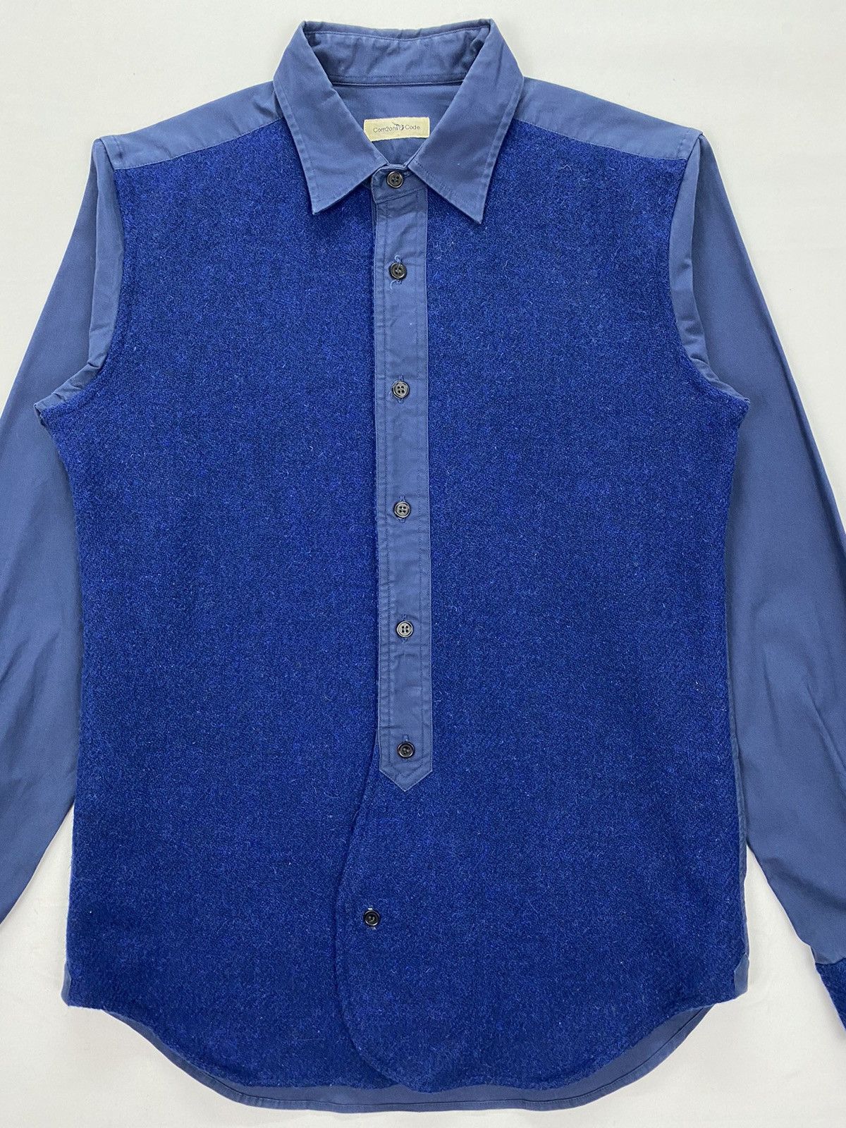 Japanese Brand Com2ons Code Hanakoshi 13AW Hybrid Button Ups Shirt Size US XS / EU 42 / 0 - 3 Thumbnail