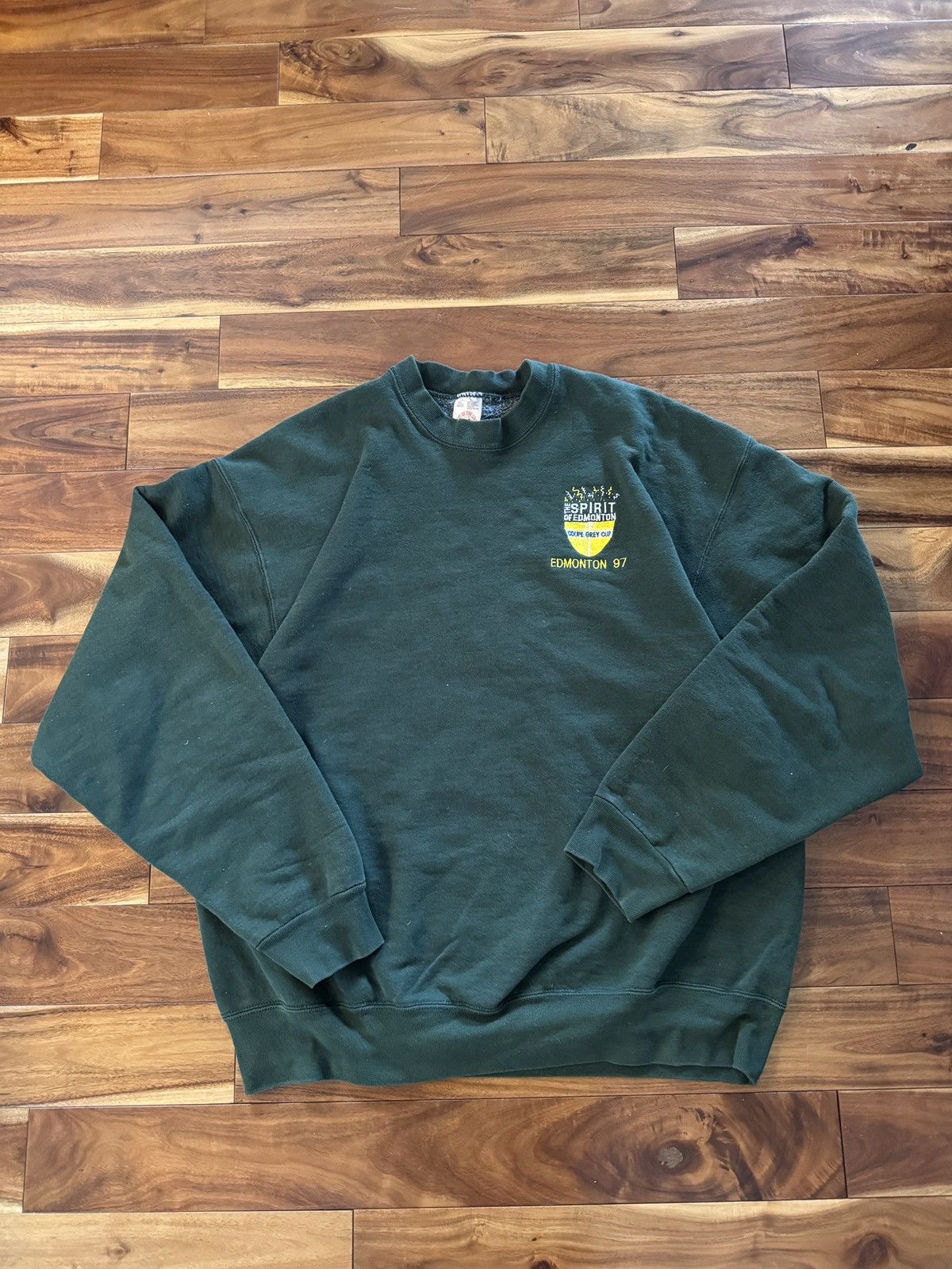 Vintage Vintage made in USA Edmonton ‘97 grey cup crewneck Size US XL / EU 56 / 4 - 1 Thumbnail