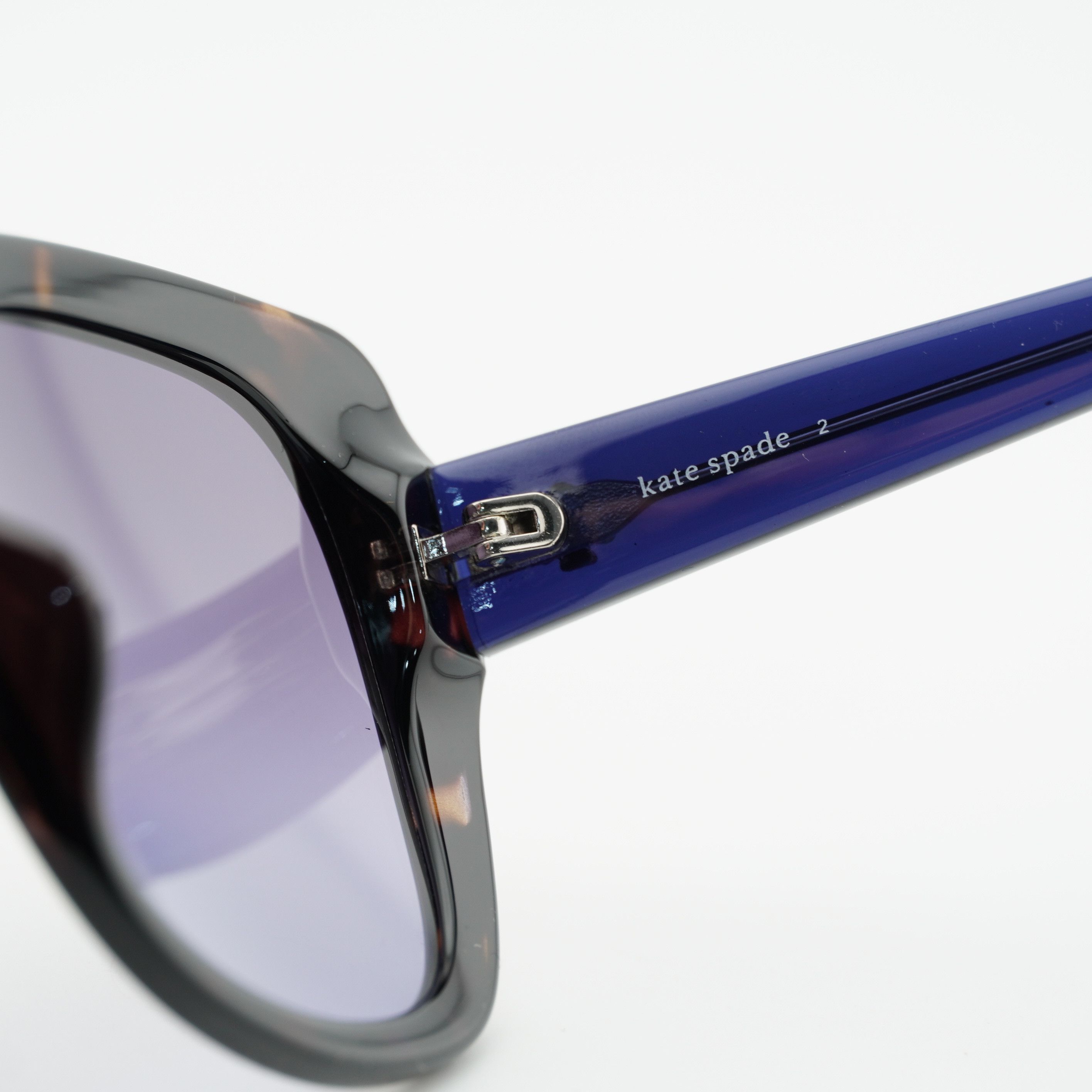 Kate Spade Kate Spade SHAINA/O/S 0JBW GB Sunglasses Havana Square Frame Size ONE SIZE - 5 Thumbnail