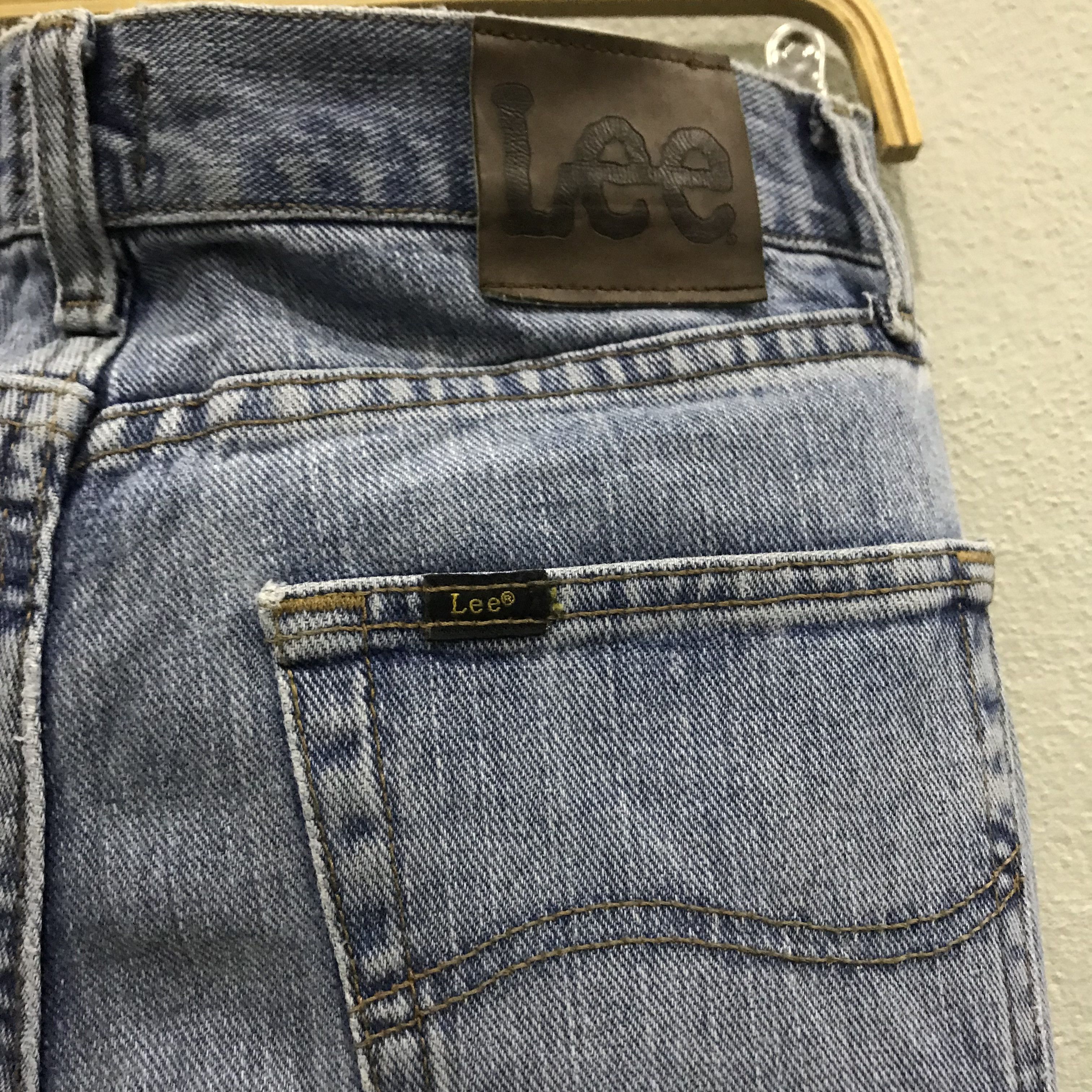 Lee Vintage Retro 90s Lee Jeans Blue Denim Regular Fit Size US 29 - 11 Thumbnail