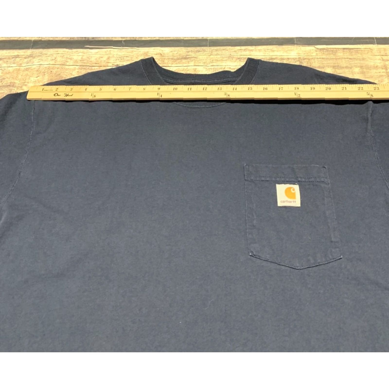 Carhartt Carhartt Shirt Mens 2XL Blue Original Fit Short Sleeve Pocket Workwear Logo Size US XXL / EU 58 / 5 - 4 Thumbnail
