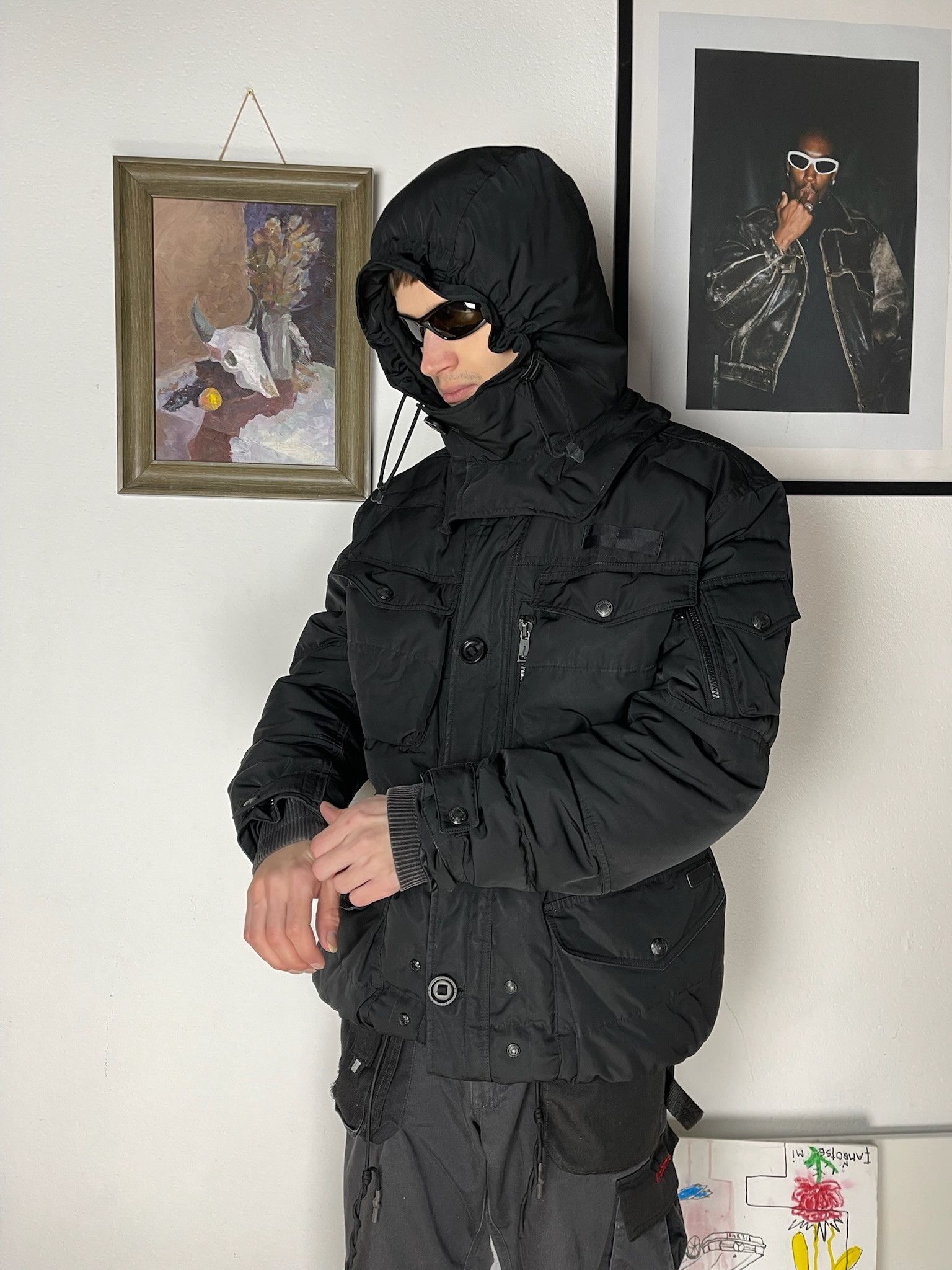Polo Ralph Lauren Vintage Polo Ralph Lauren Puffer Down Hood utility Jacket RL Size US XL / EU 56 / 4 - 16 Thumbnail
