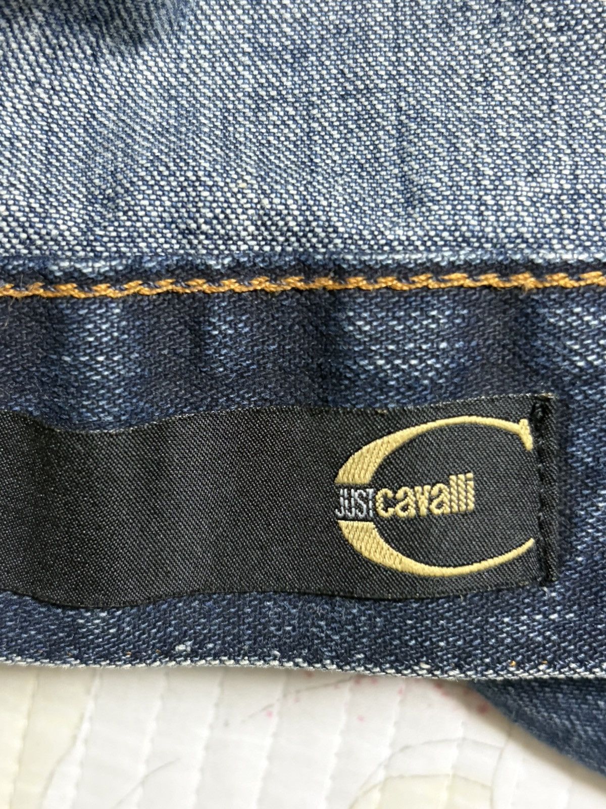 Just Cavalli Just Cavalli Phoenix Embroidered Denim Jacket Size US M / EU 48-50 / 2 - 4 Thumbnail