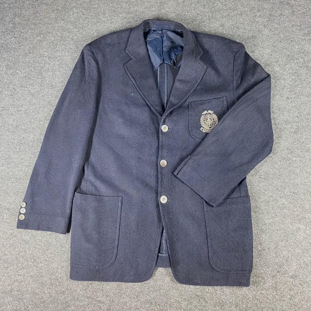 Burberry Vintage Burberry Yacht Club Blazer Jacket Size US L / EU 52-54 / 3 - 3 Thumbnail