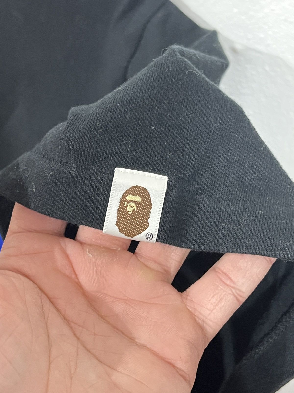 Bape Bape Big Head Blue/Black Tee Size US XL / EU 56 / 4 - 7 Thumbnail