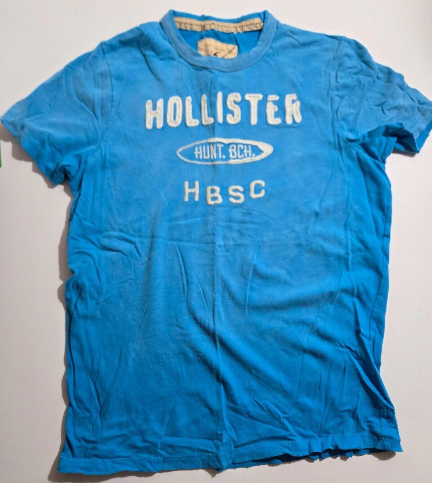 Hollister Hollister Men T-Shirt Retro Distressed Raised Letters XL Size US XL / EU 56 / 4 - 1 Thumbnail