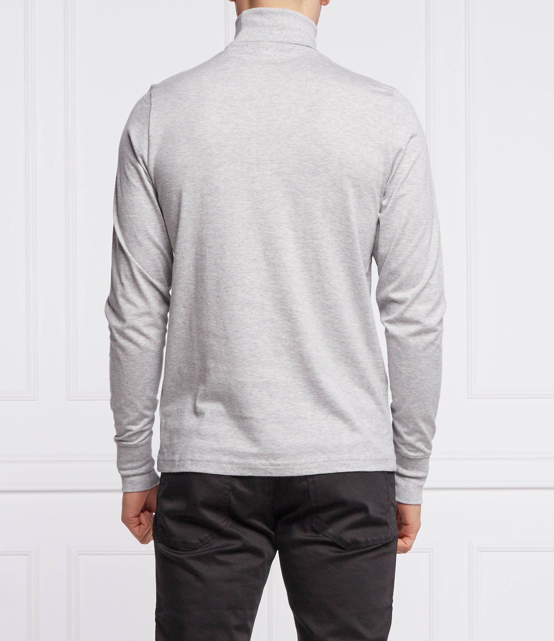 Lacoste Lacoste Regular Fit Gray Cotton Turtleneck Shirt Size US M / EU 48-50 / 2 - 10 Thumbnail