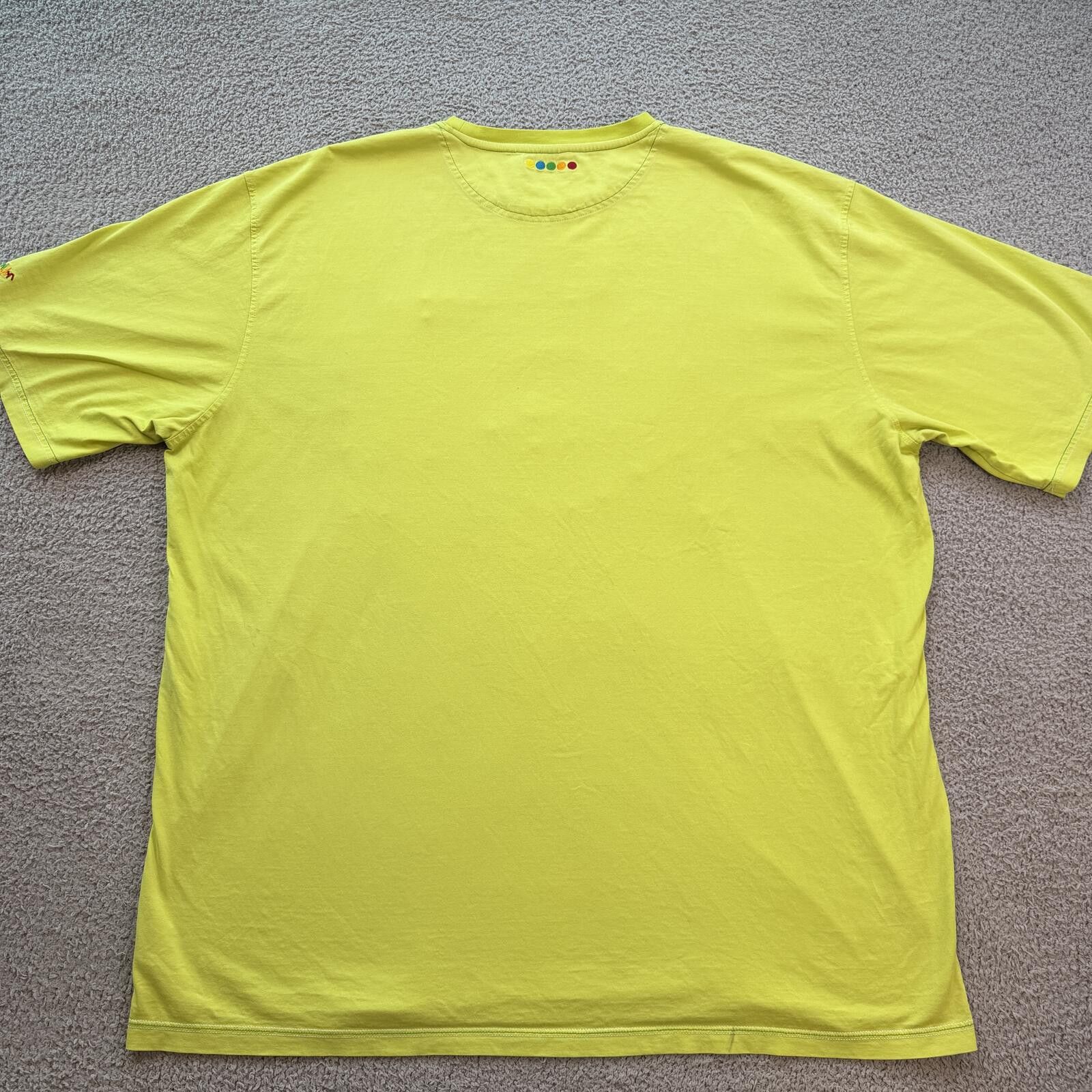 Coogi Vintage Y2K Coogi Embroidered Neon Lime T Shirt 4XL Size US XXL / EU 58 / 5 - 2 Thumbnail