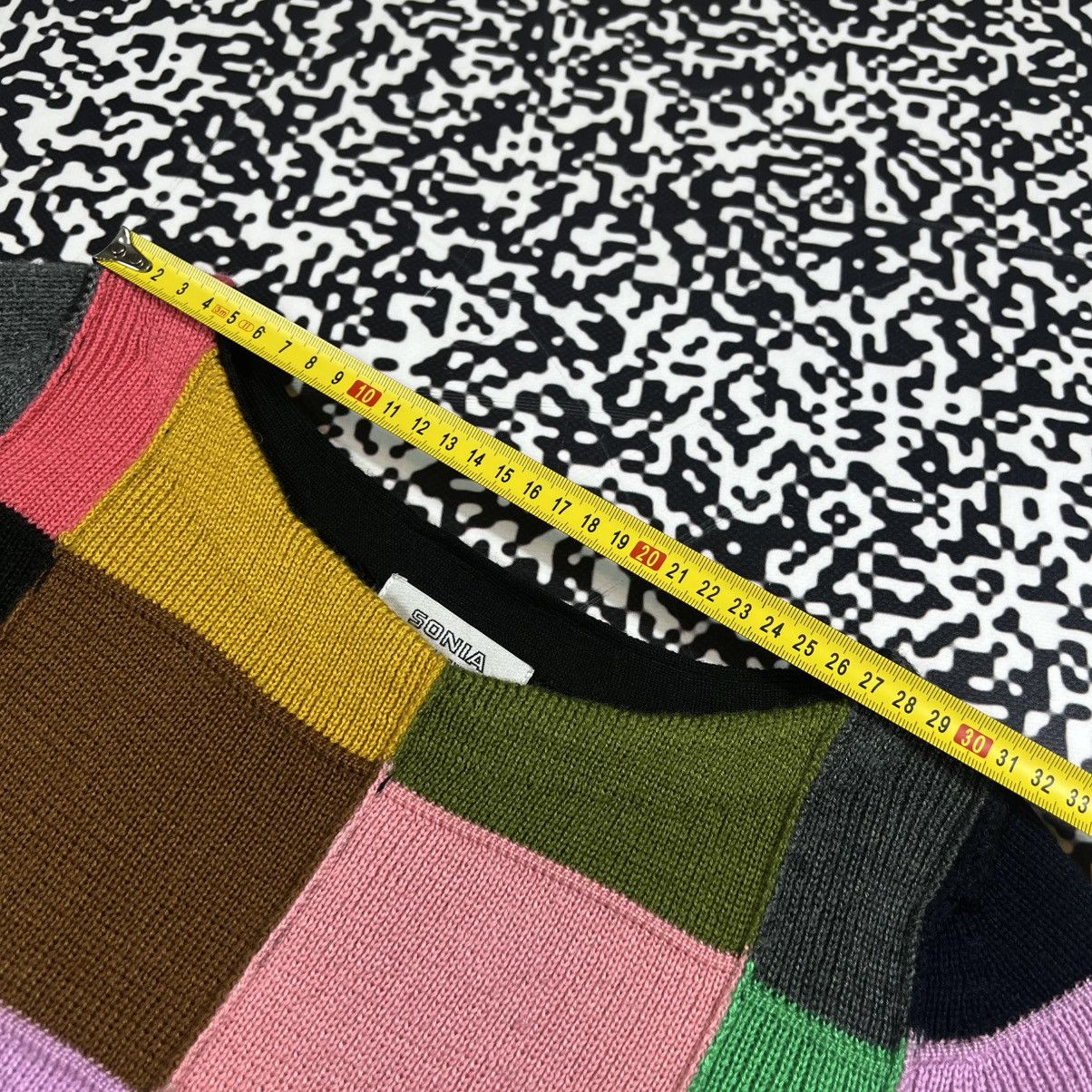 Sonia Rykiel Vintage Y2K Sonia Rykiel Patchwork Japanese Style Mini Dress Size M / US 6-8 / IT 42-44 - 14 Thumbnail