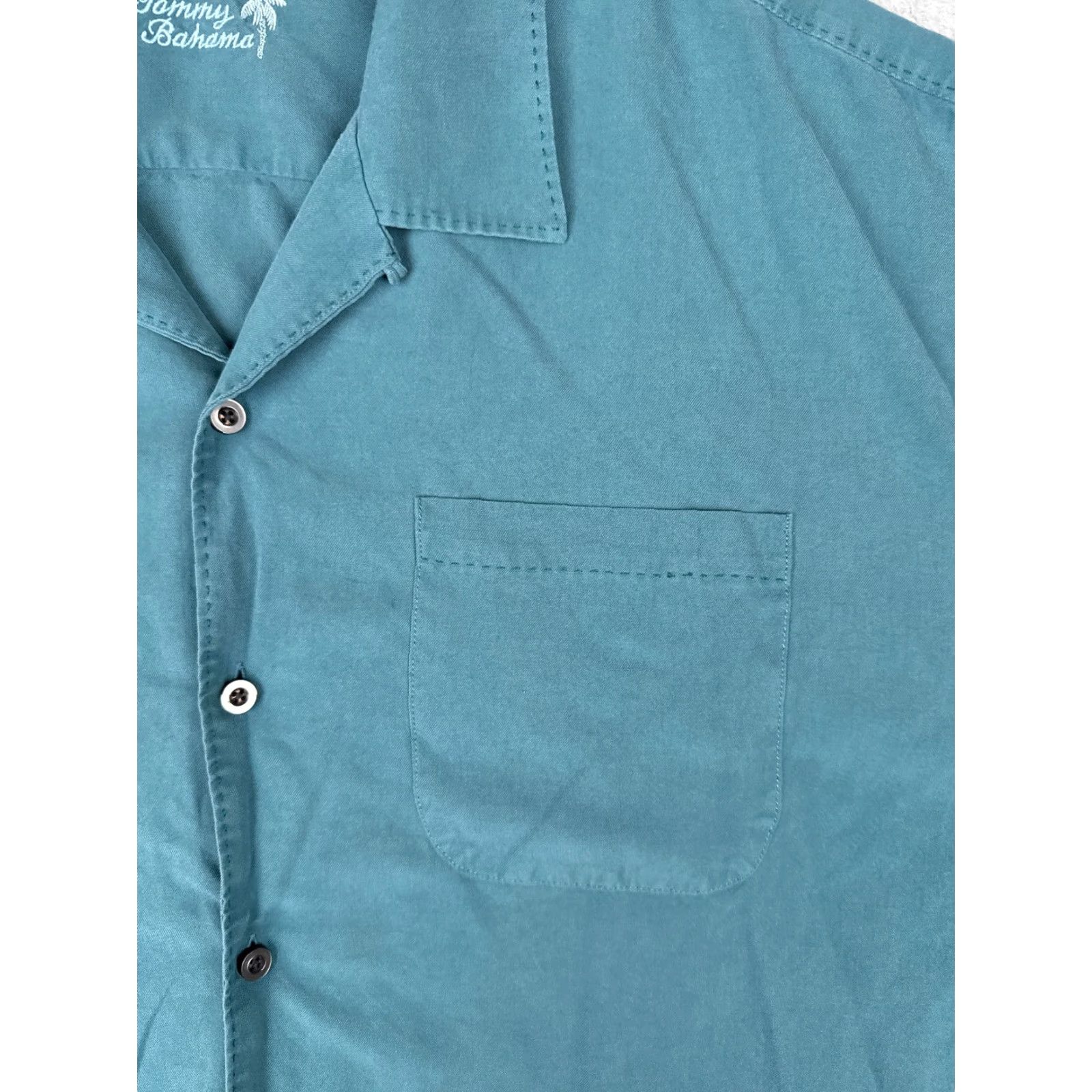 Tommy Bahama VINTAGE Tommy Bahama Shirt Adult 2XL XXL 2XB Blue Button Up 100% Silk Camp Hawaiian READ Size US XXL / EU 58 / 5 - 6 Thumbnail
