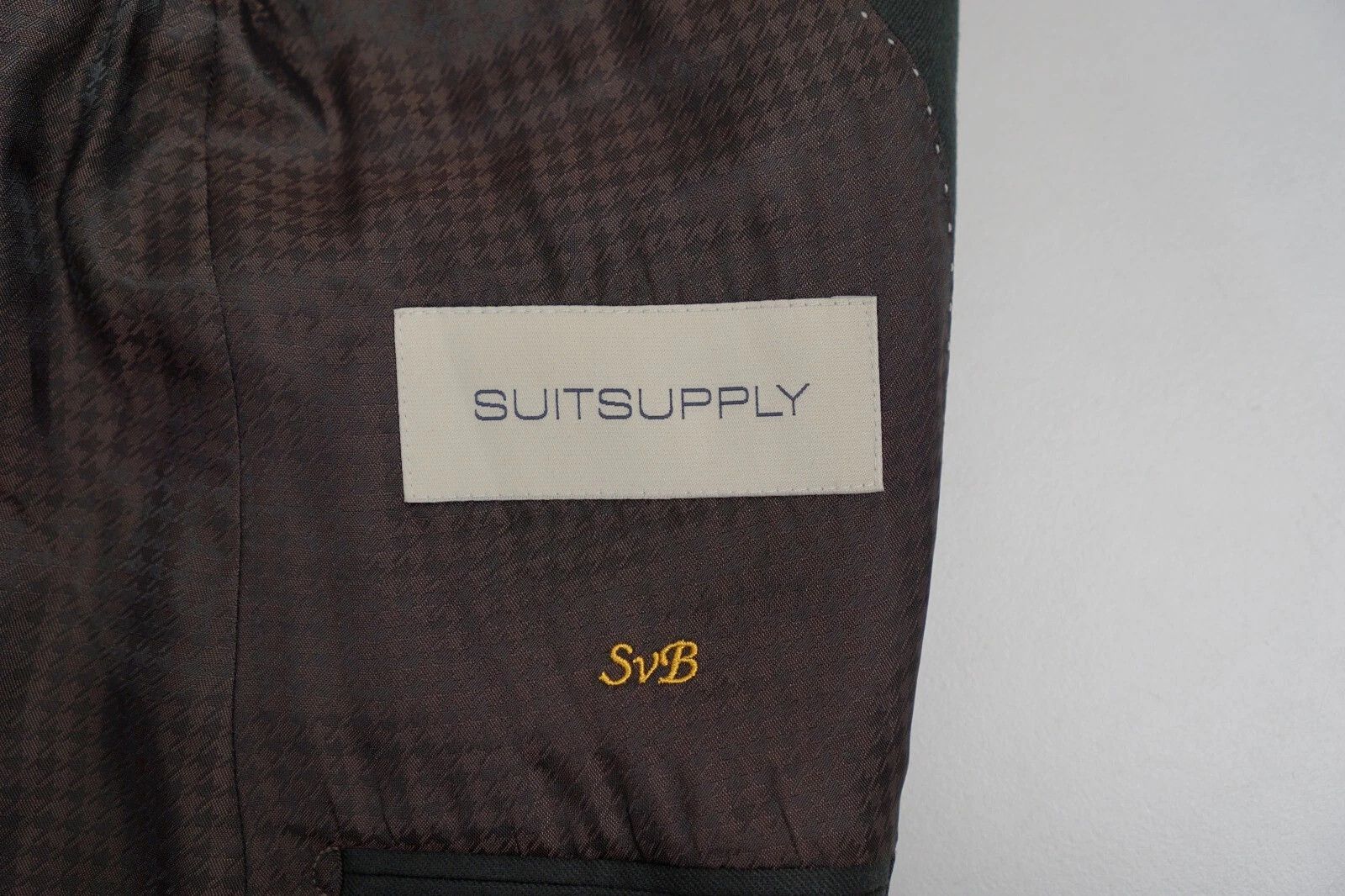 Suitsupply Men Suitsupply Blazer La Spalla Cashmere Wool Green UK/US36S Size 36S - 5 Thumbnail