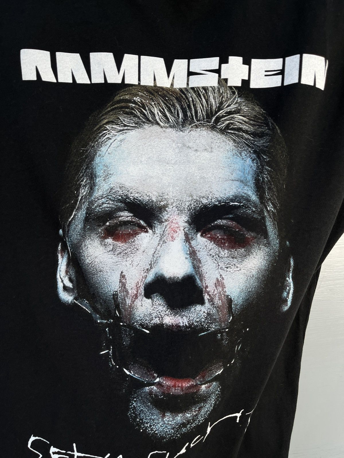 Band Tees Rare 00s Rammstein Sehnsucht T-shirt Size US M / EU 48-50 / 2 - 3 Thumbnail