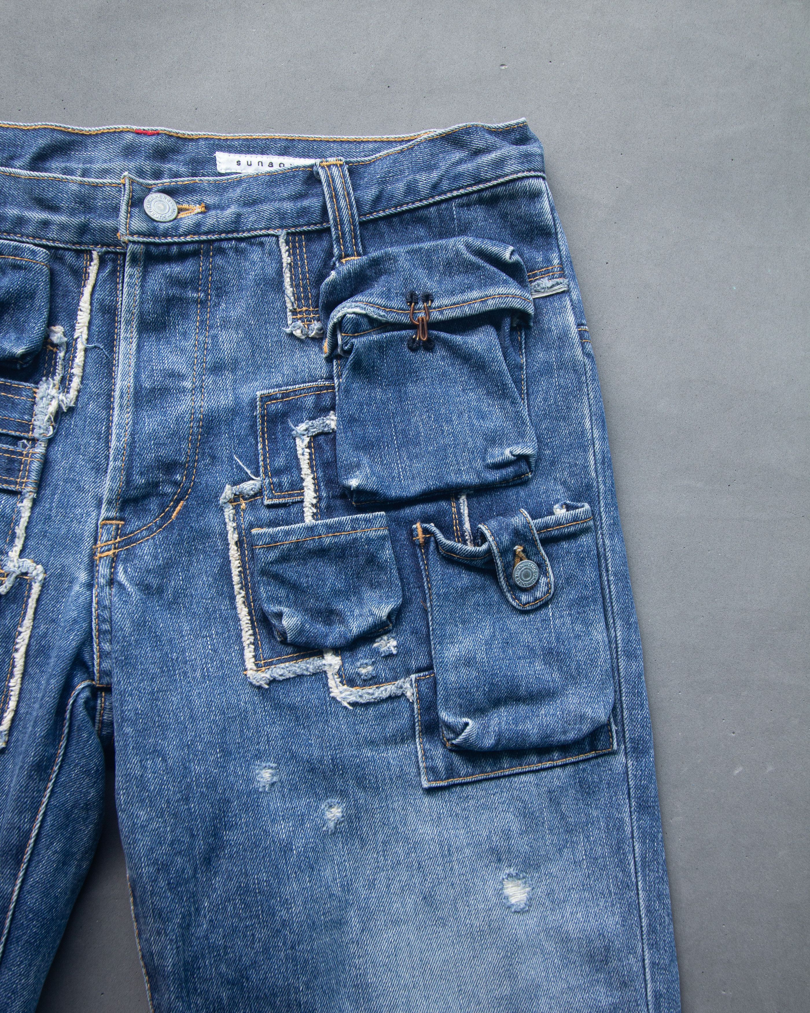 Issey Miyake ❌LAST DROP❌Sunao kuwahara Crazy Design Denim Size US 32 / EU 48 - 3 Thumbnail