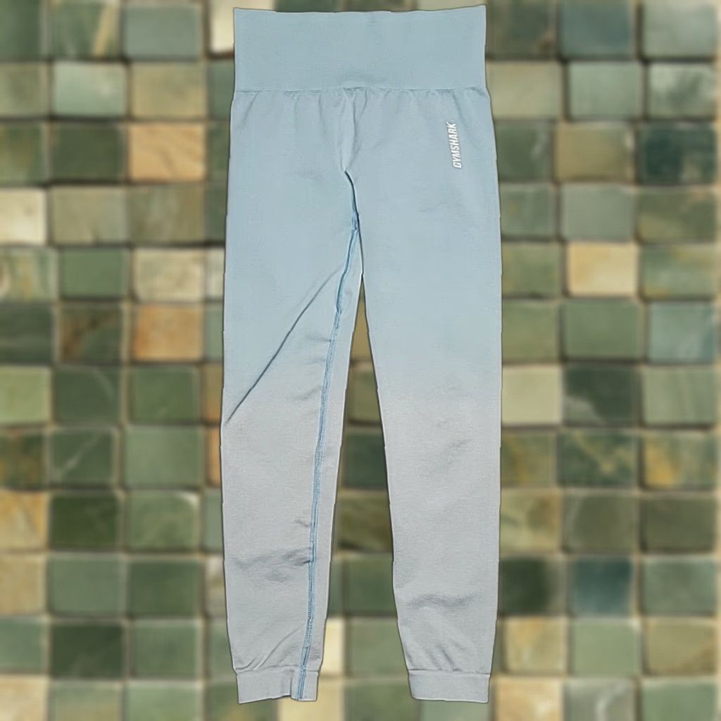 Gymshark Gymshark Leggings Womens S Blue Performance Blend Activewear Stretch Pants Women S Running & Jogging, Track & Field, Walking, Yoga" Size 28" / US 6 / IT 42 - 1 Thumbnail