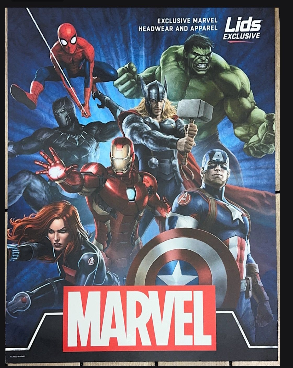 Marvel Comics Marvel Avengers & Black Panther Double Sided Poster Size ONE SIZE - 1 Thumbnail
