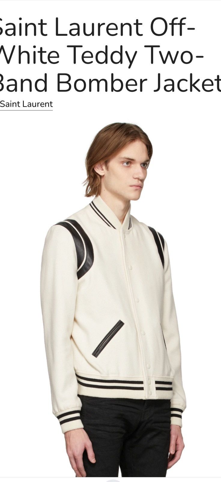Saint Laurent Paris Saint Laurent teddy jacket . 54/XL. $2800 Size US L / EU 52-54 / 3 - 1 Thumbnail
