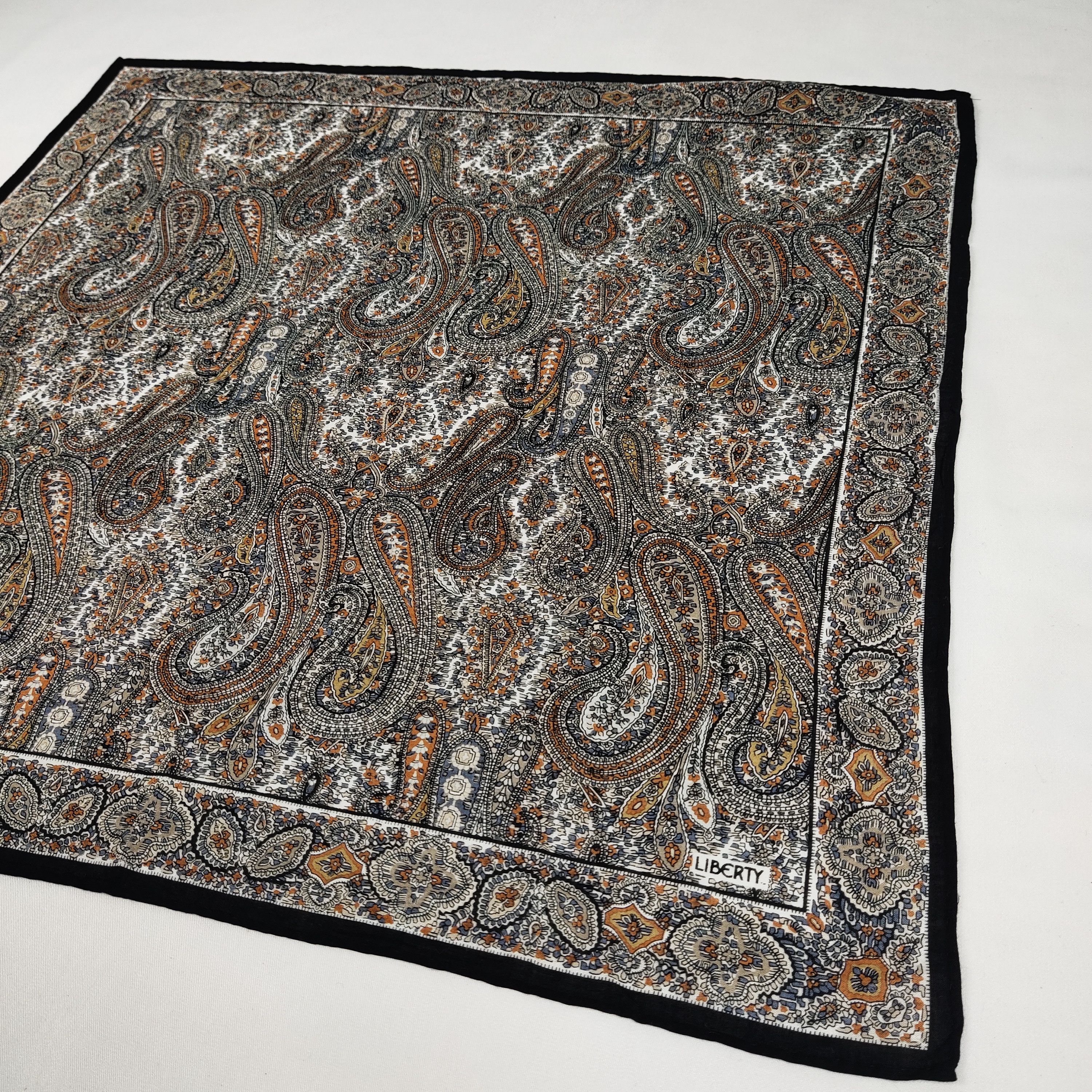 Liberty × Vintage Liberty Handkerchief / Neckerchief / Bandana FZ345 Size ONE SIZE - 4 Thumbnail