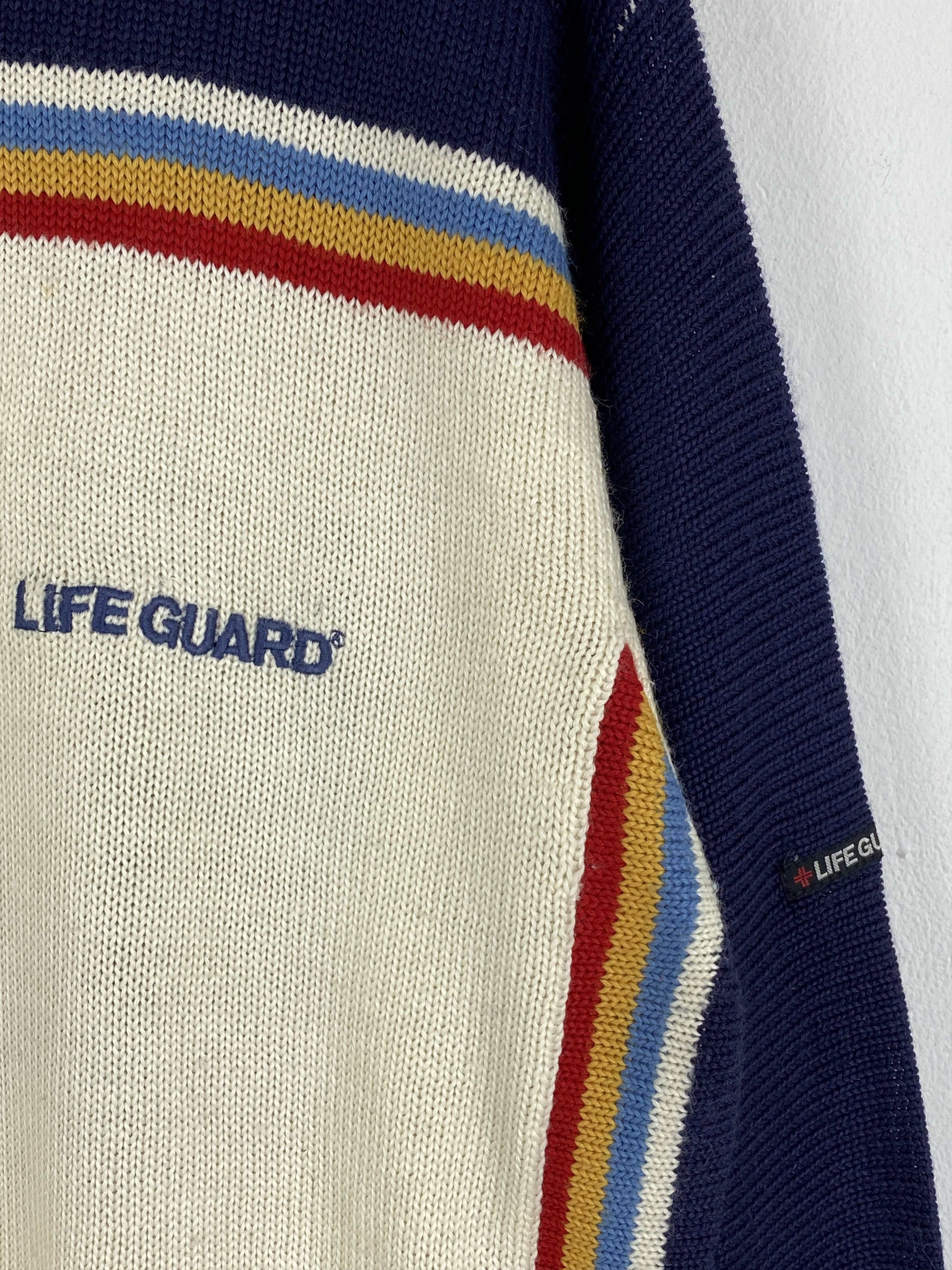 Japanese Brand × Vintage Vintage Lifeguard Long Sleeves Knitwear Size US M / EU 48-50 / 2 - 9 Thumbnail