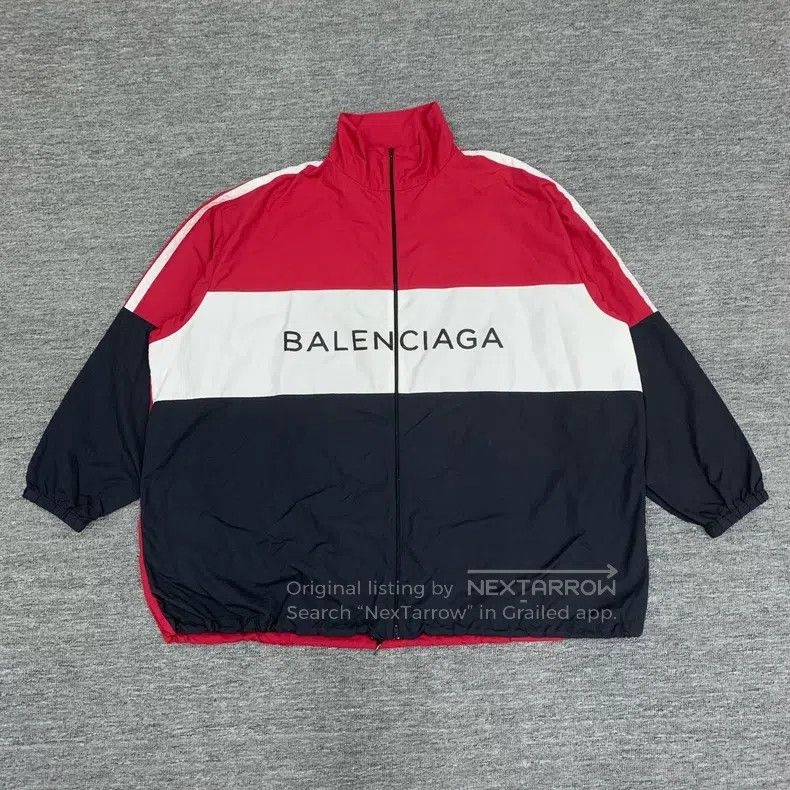 BALENCIAGA ナイロンジャケット 38 Balenciaga Balenciaga size 38 Patchwork Color Blocked Windbreaker