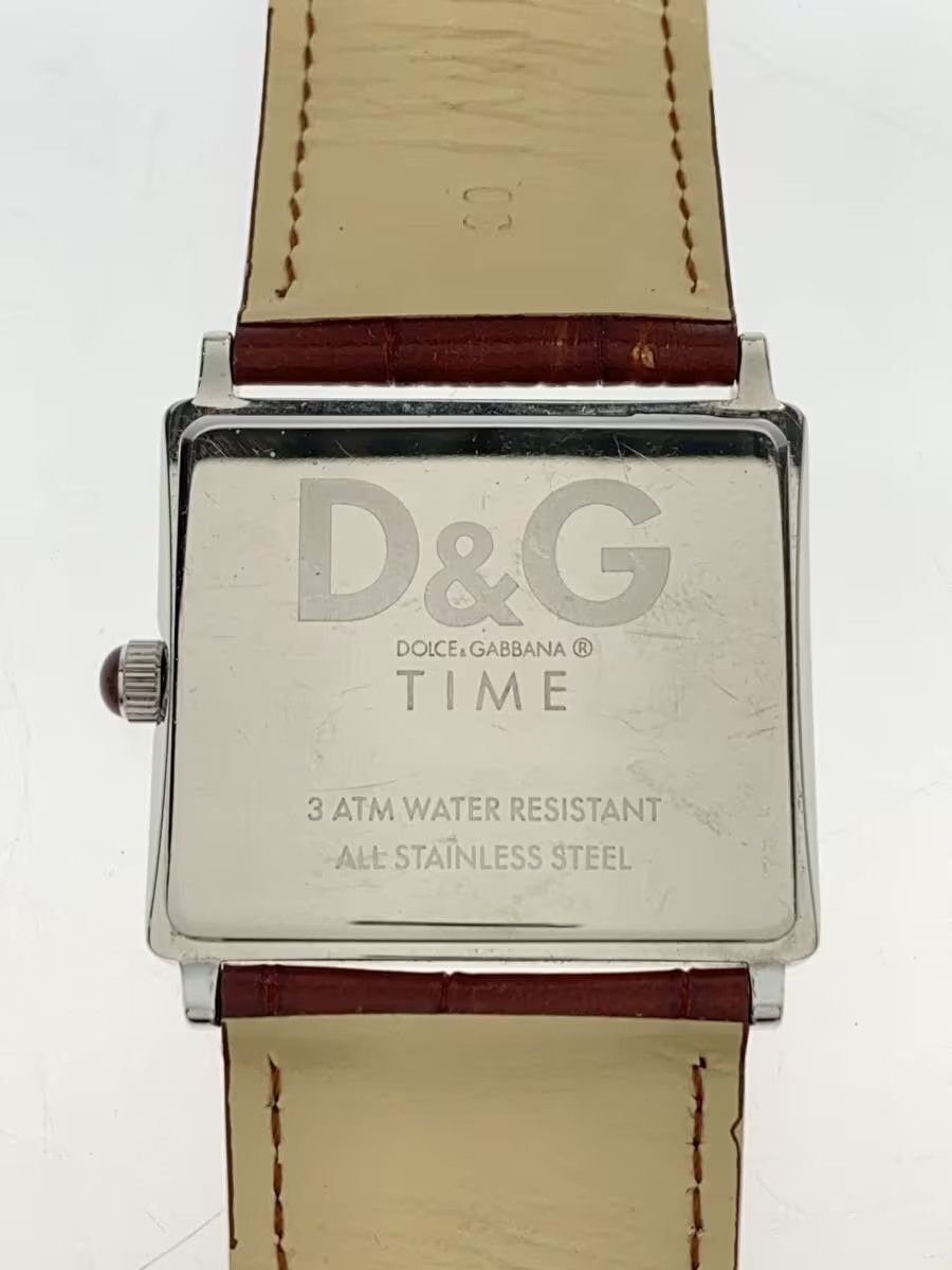 Dolce & Gabbana Crosshair Rectangle Leather Watch Size ONE SIZE - 4 Thumbnail