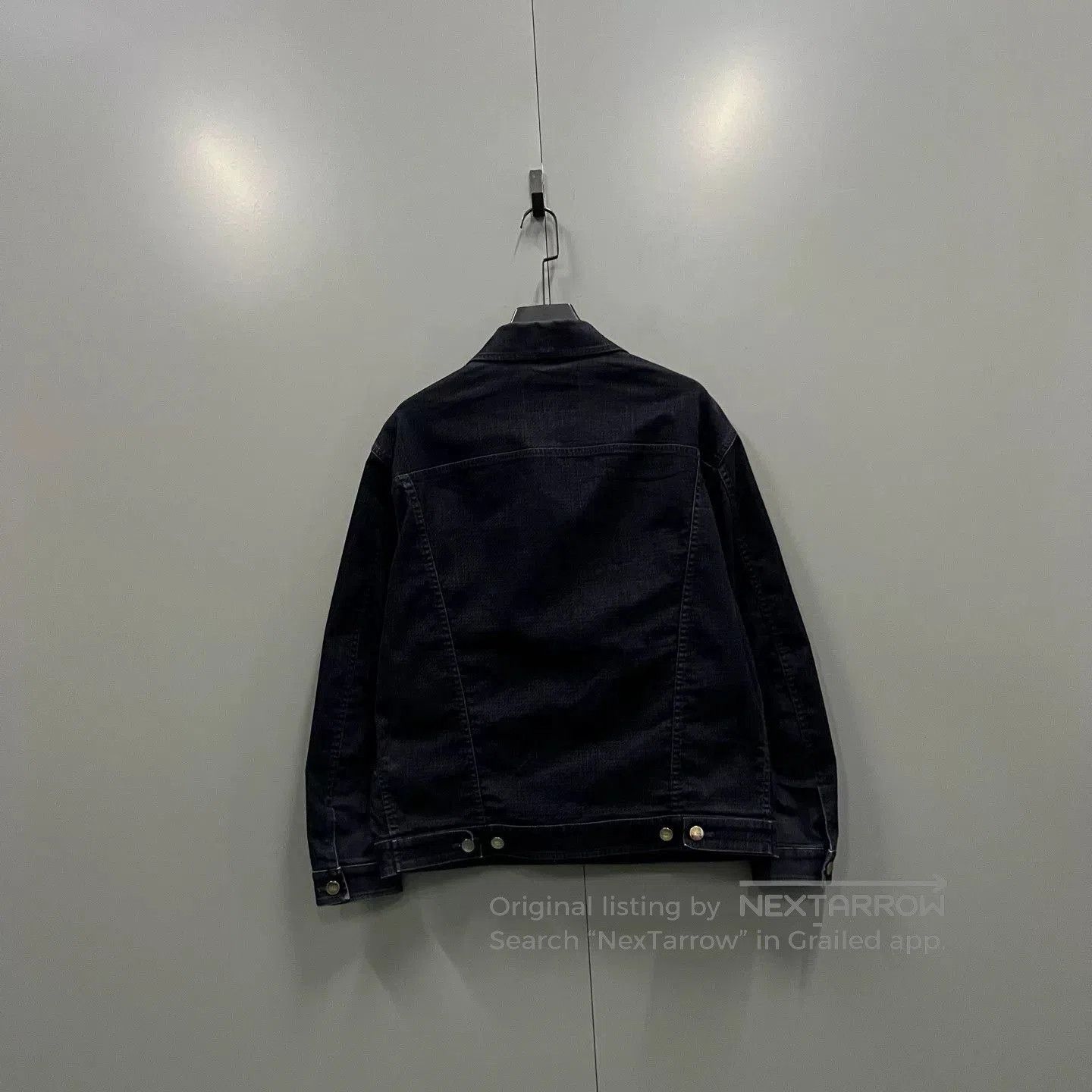 Fendi FENDI Navy Flocked Jacket Size 52. Size US L / EU 52-54 / 3 - 2 Thumbnail