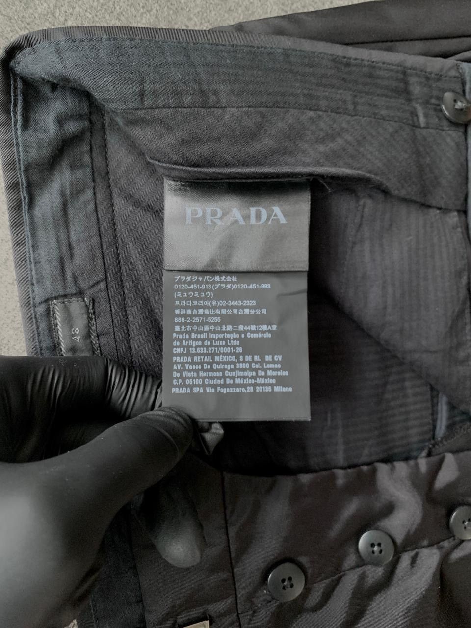 Prada FREE TAX! Garbardine Nylon Cropped Trousers Size US 32 / EU 48 - 11 Thumbnail