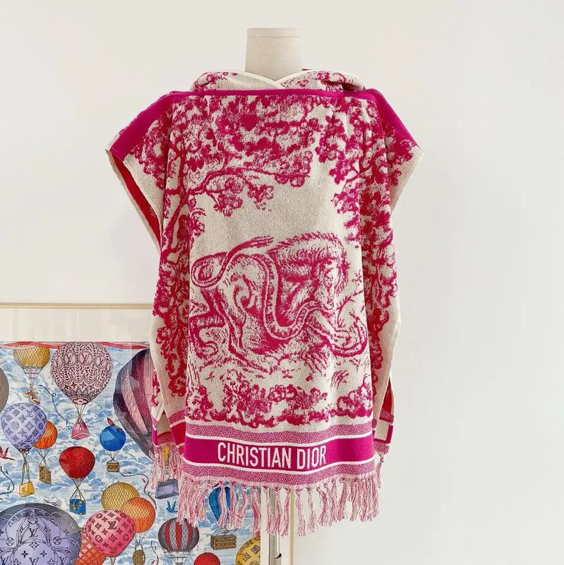 Dior Dior Pink Cotton Logo Knit Women's Sweater 0089 Size ONE SIZE - 1 Thumbnail