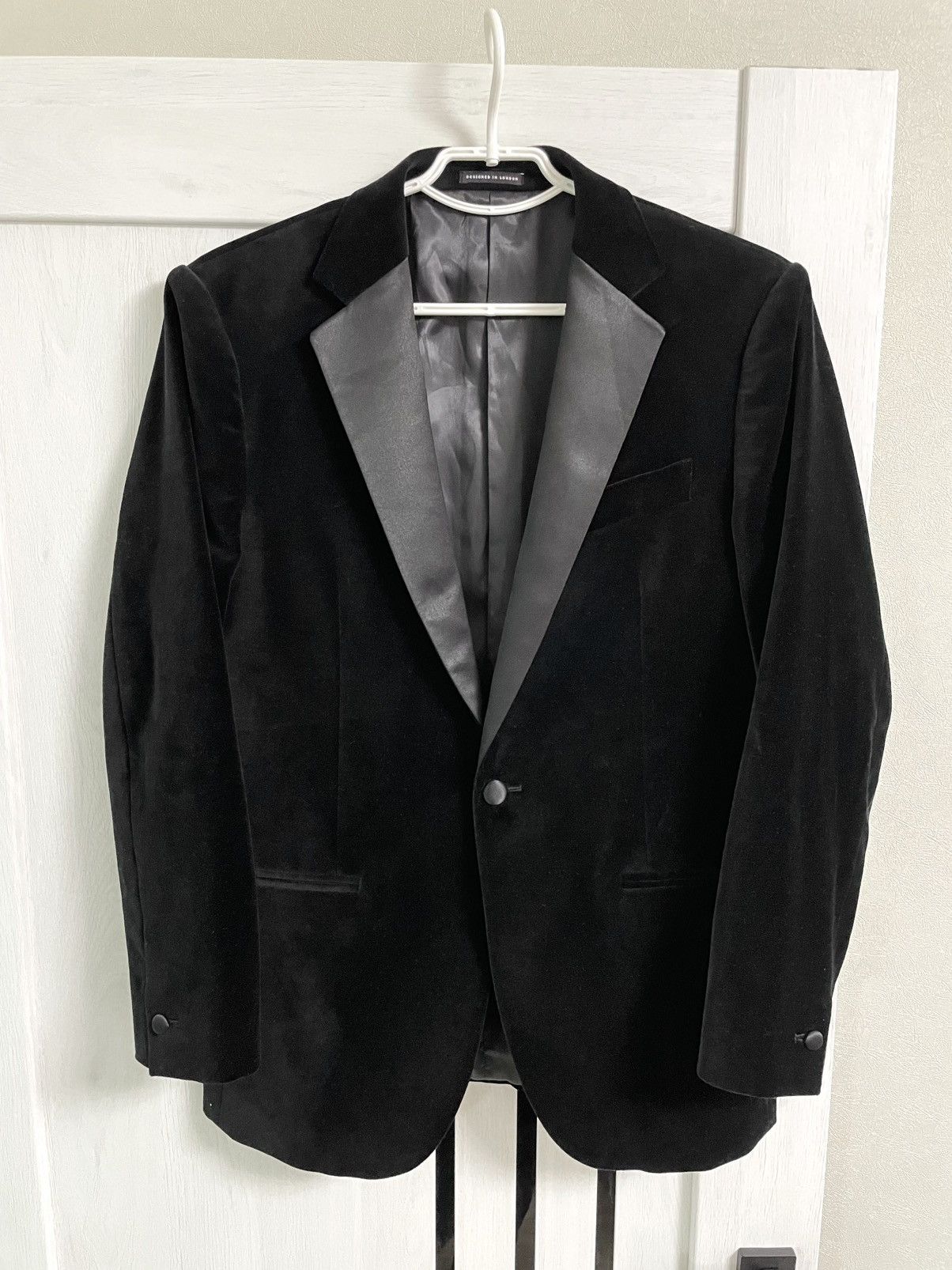 Reiss Reiss Ace Velvet Single Breasted Blazer Evening Jacket Size 38R - 10 Thumbnail