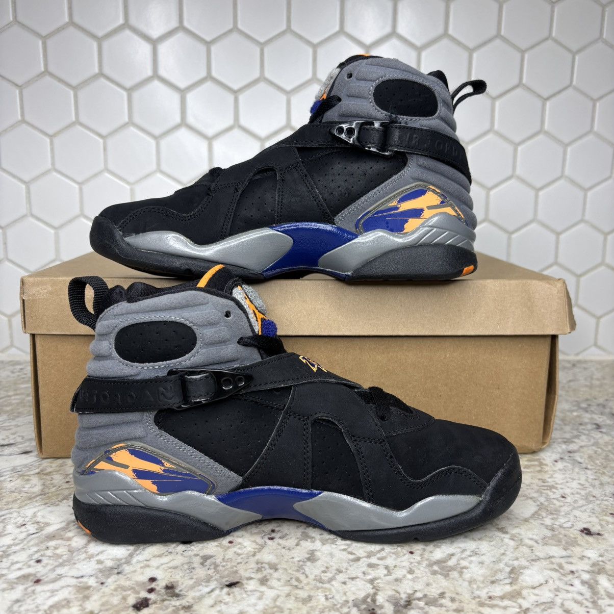 Jordan Brand Size 5.5-Jordan 8 Retro Phoenix Suns (GS) Clean no box Size US 5.5 / EU 38 - 2 Thumbnail