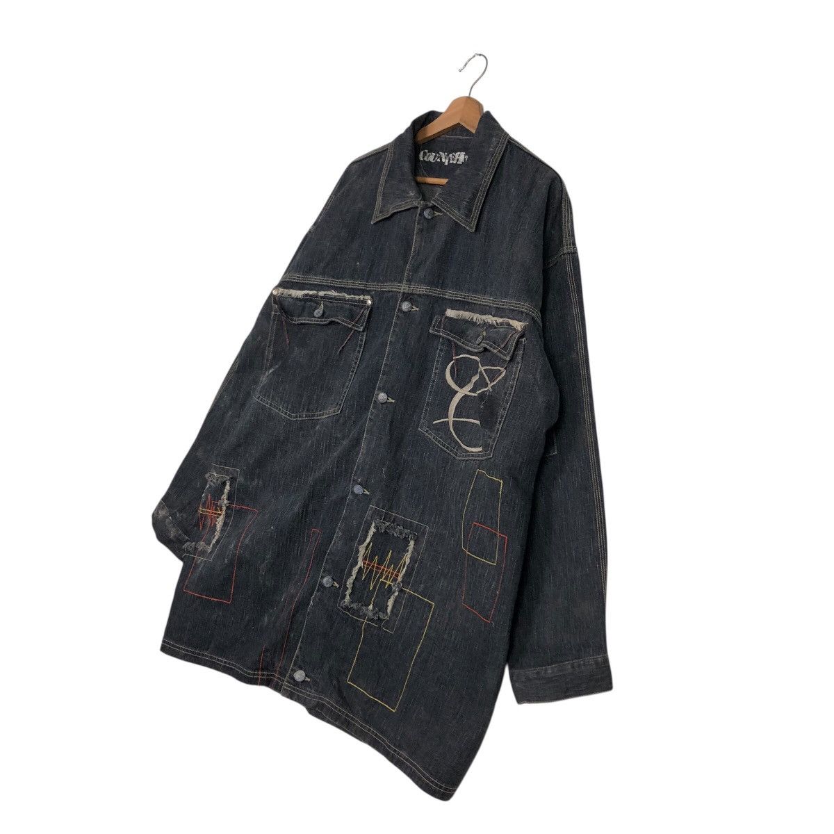 Japanese Brand 📌Vintage Biker Jacket Punk Design Counter Attack Size US M / EU 48-50 / 2 - 3 Thumbnail