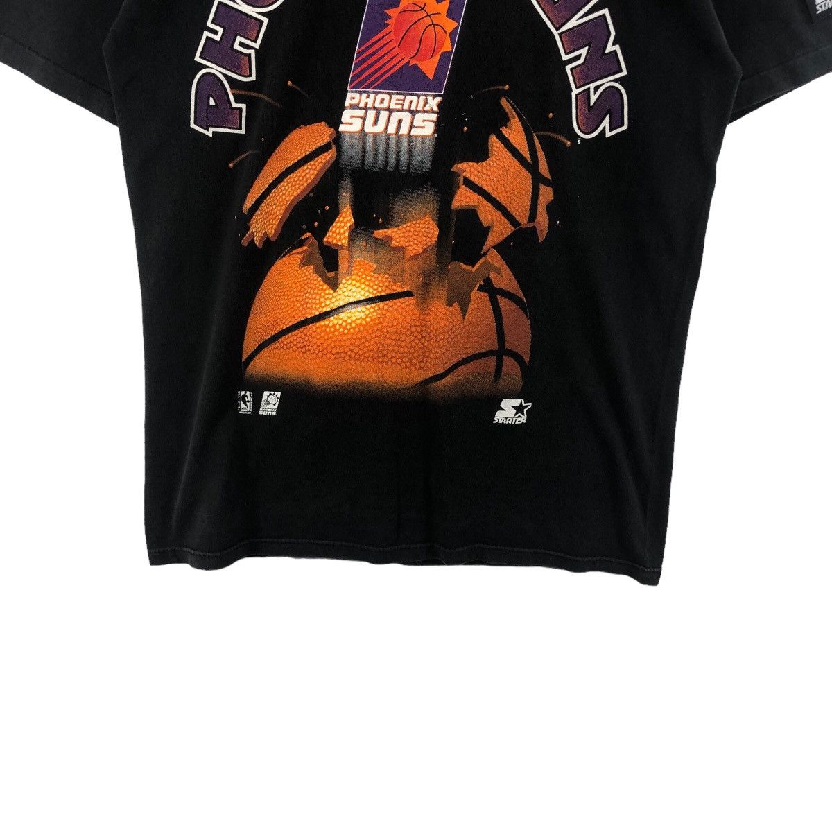 NBA × Starter × Vintage Pick!! Vtg 90's NBA PHOENIX SUNS Starter Faded Tee Tshirt Size US S / EU 44-46 / 1 - 4 Thumbnail
