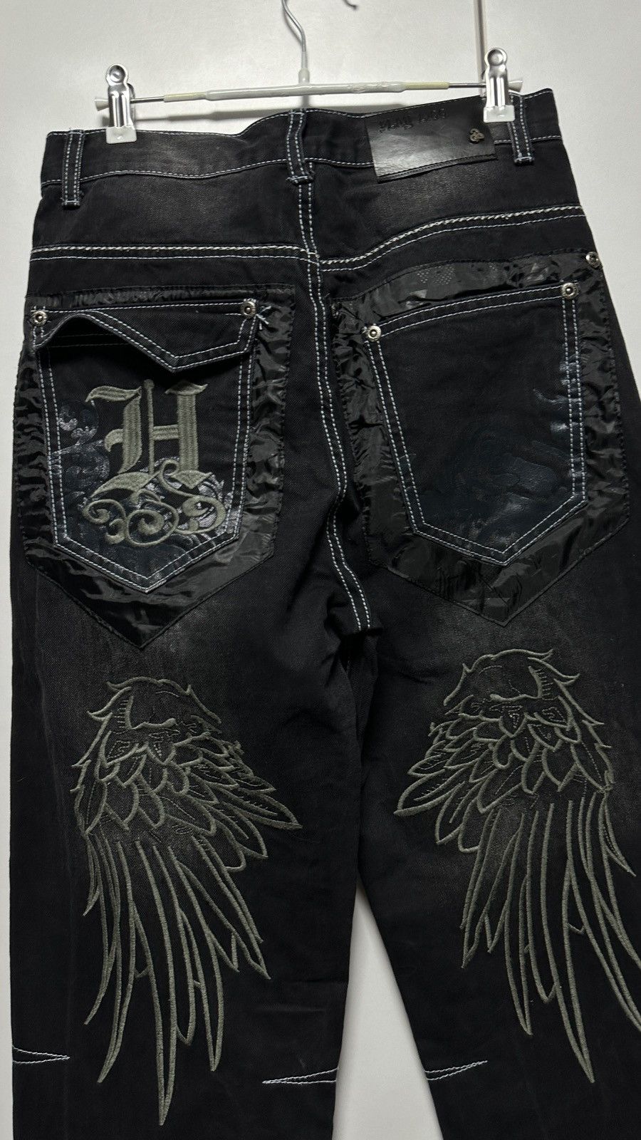 Other Vintage Y2K Play Bigg Jeans Black Wash Denim Japanese Style Size US 28 / EU 44 - 9 Thumbnail