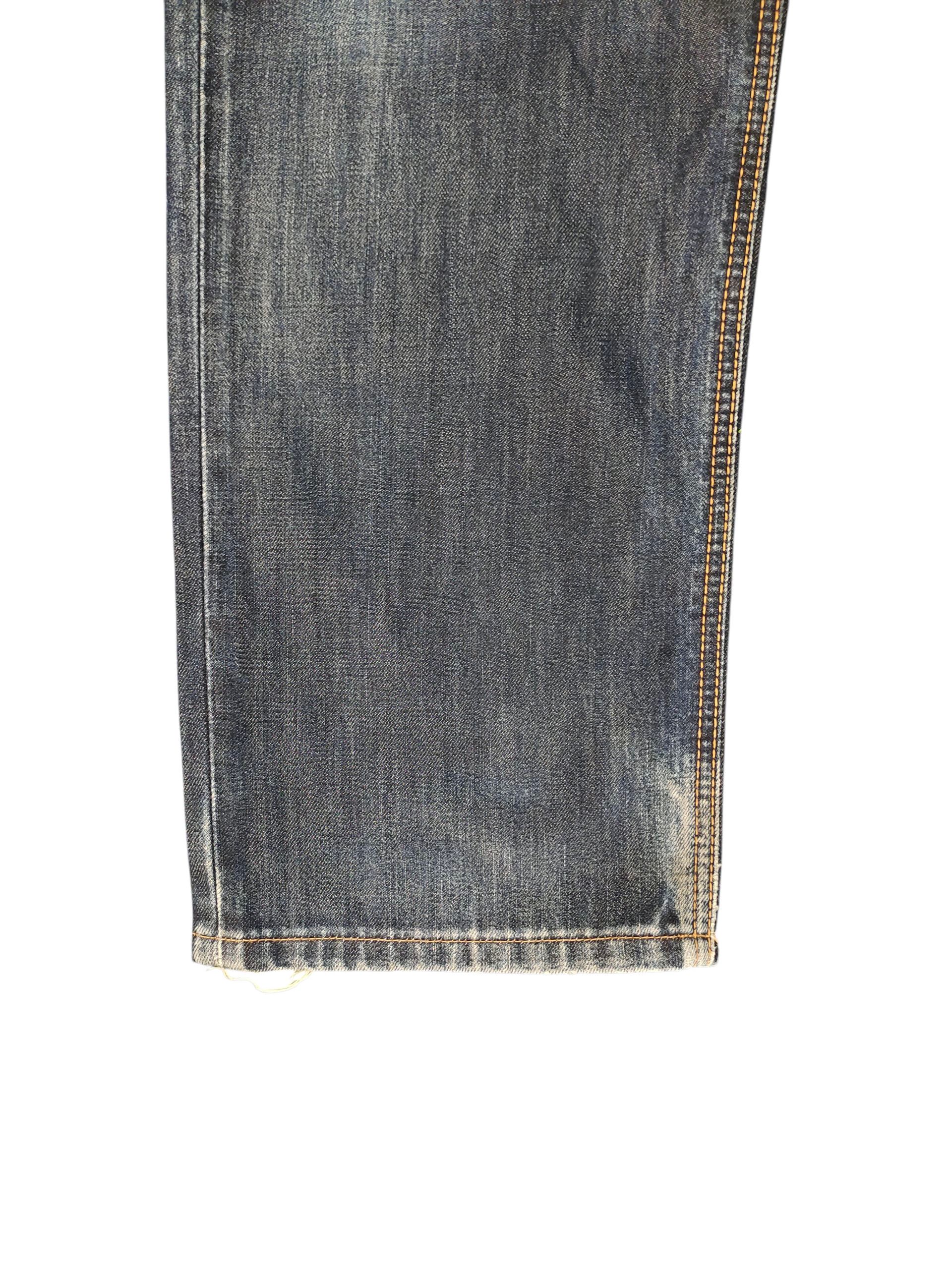 Comme des Garcons × Undercover Vintage 90s Edwin 503 Clawmark Distress Faded Denim Jeans Size US 35 - 7 Thumbnail