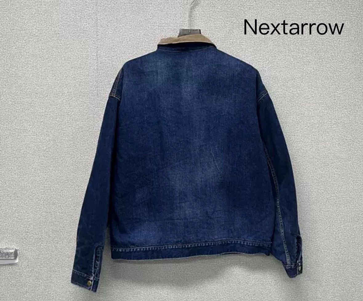 Visvim Visvim corduroy collar washed blue denim jacket | Grailed