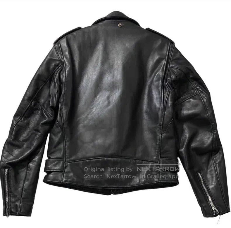 Schott Schott Cable-stayed leather jacket, heavy cowhide Size US XS / EU 42 / 0 - 2 Thumbnail