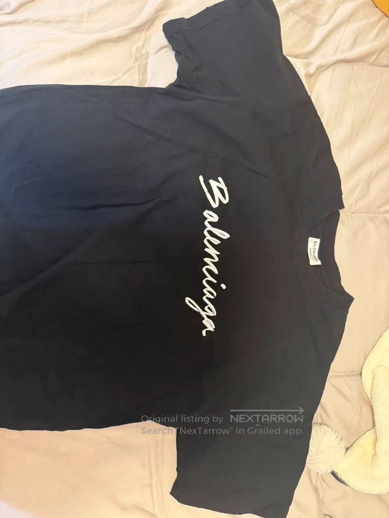 Balenciaga Cursive T-Shirt