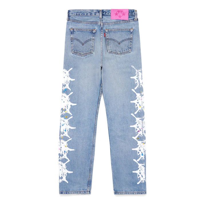 Sp5der Sp5der VINTAGE WEB DENIM Size US 34 / EU 50 - 2 Thumbnail