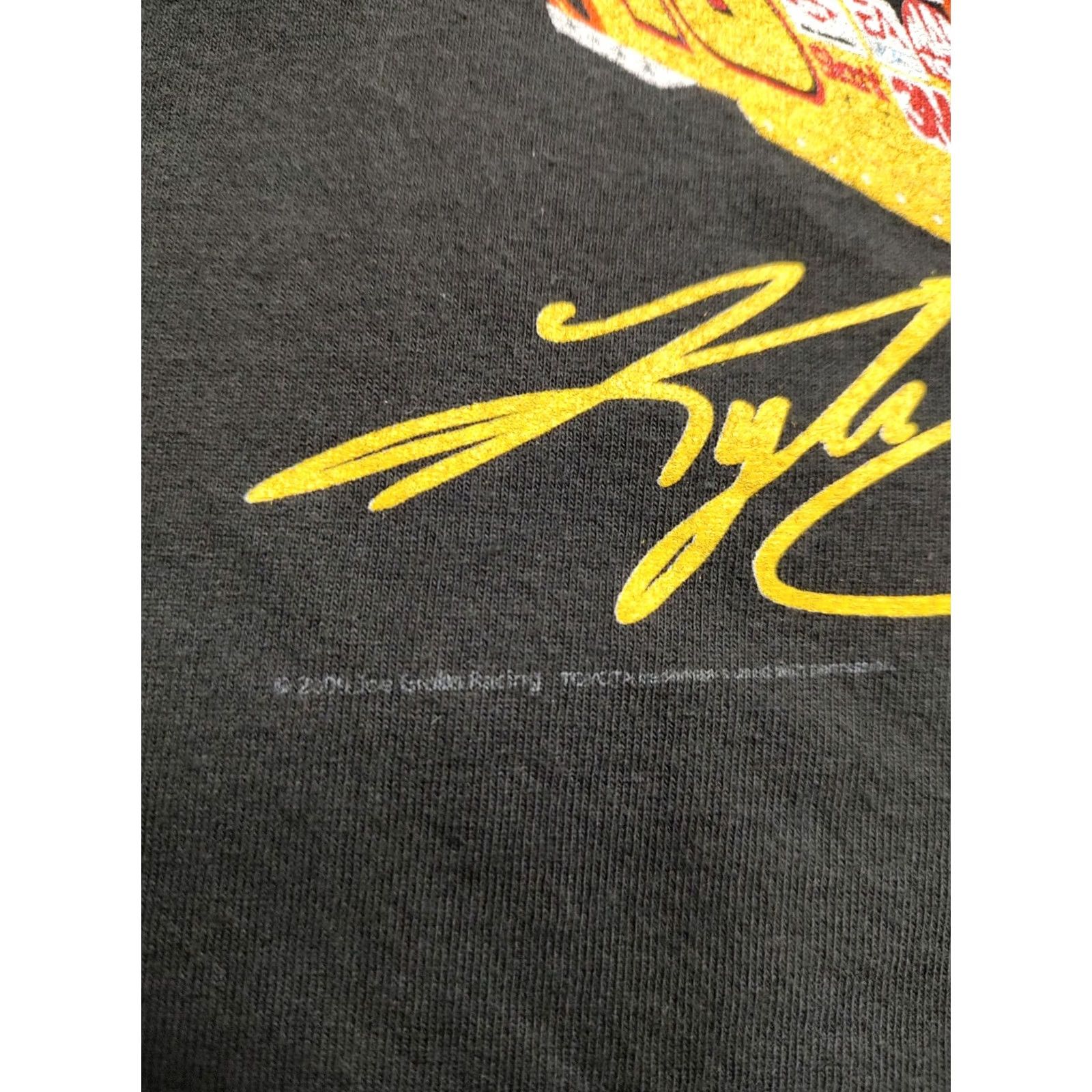 Anvil VINTAGE Kyle Busch Joe Gibbs Racing T-shirt Black Mens Big & Tall 2X NASCAR Racing Cars Jet 2000s 2009 Size US XXL / EU 58 / 5 - 4 Thumbnail