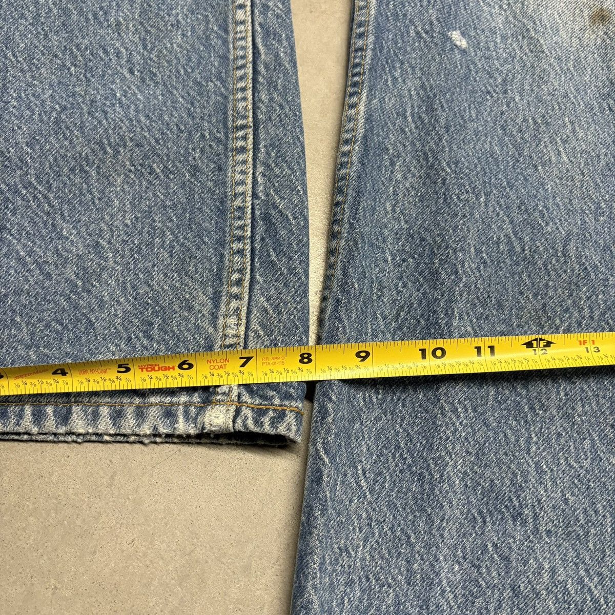 Levi's Vintage 90s Levis Denim Jeans Orange Tab Faded Grunge Size US 34 / EU 50 - 11 Thumbnail