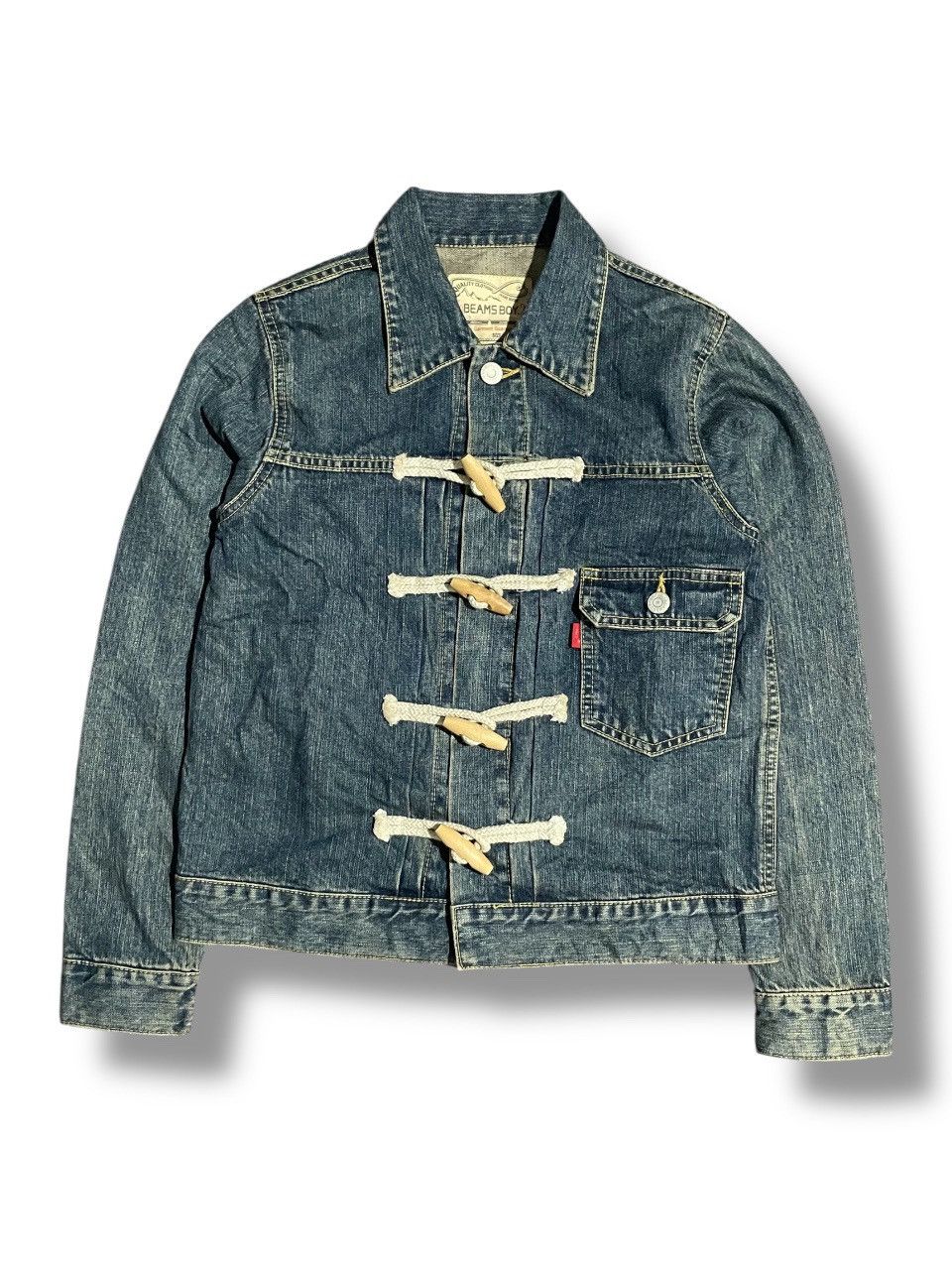 Beams Japan Beams Boy Type 1 Denim Tteokbokki Jacket Size US S / EU 44-46 / 1 - 1 Thumbnail