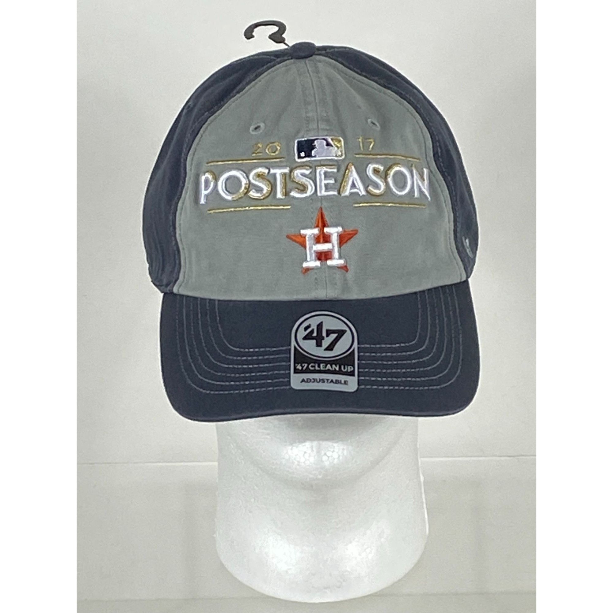 47 Brand '47 Clean Up MLB Post Season 2017 Houston Astros Adjustable Size ONE SIZE - 1 Thumbnail