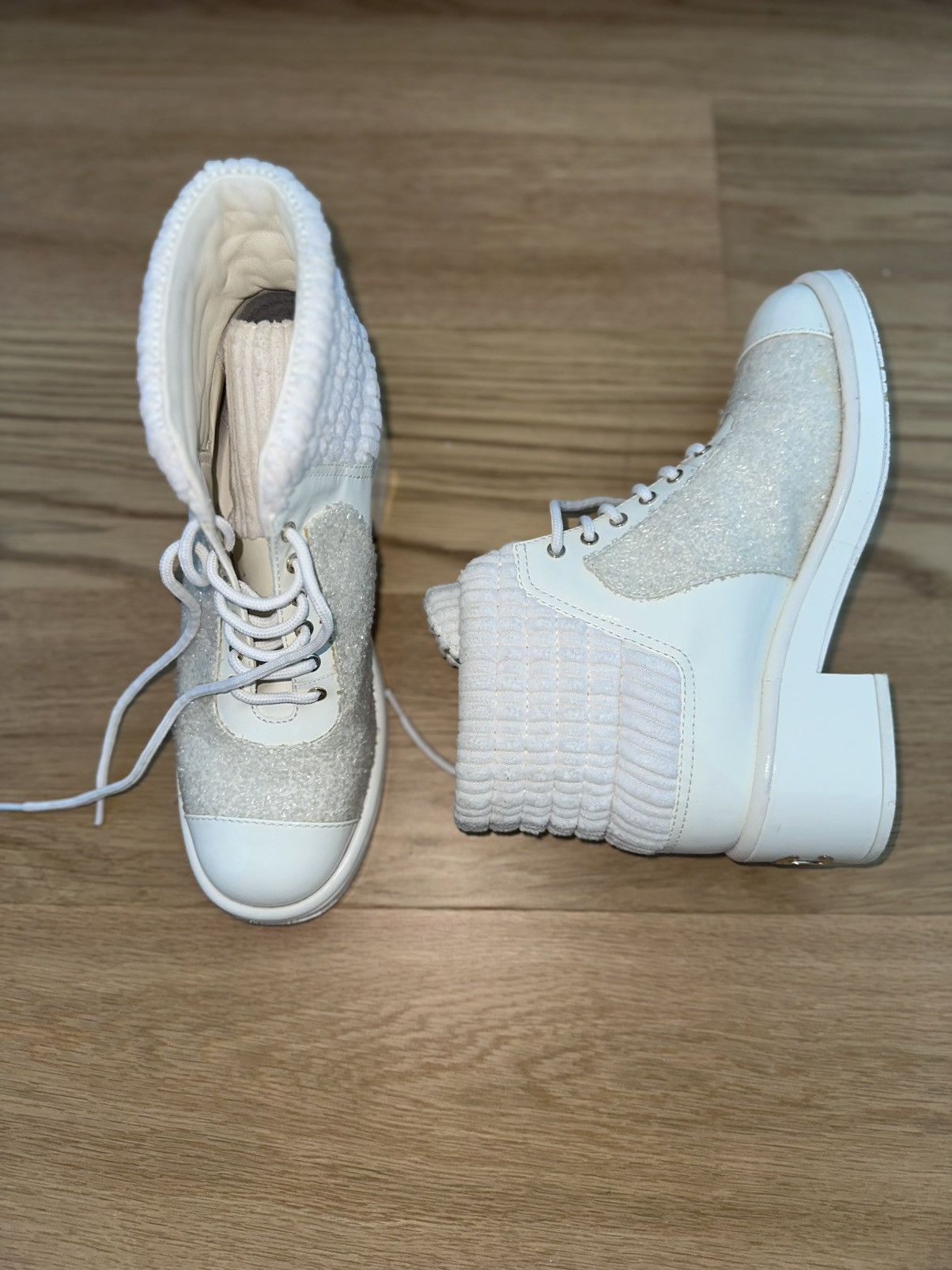 Chanel Chanel Tweed Patent Size US 8 / IT 38 - 2 Thumbnail